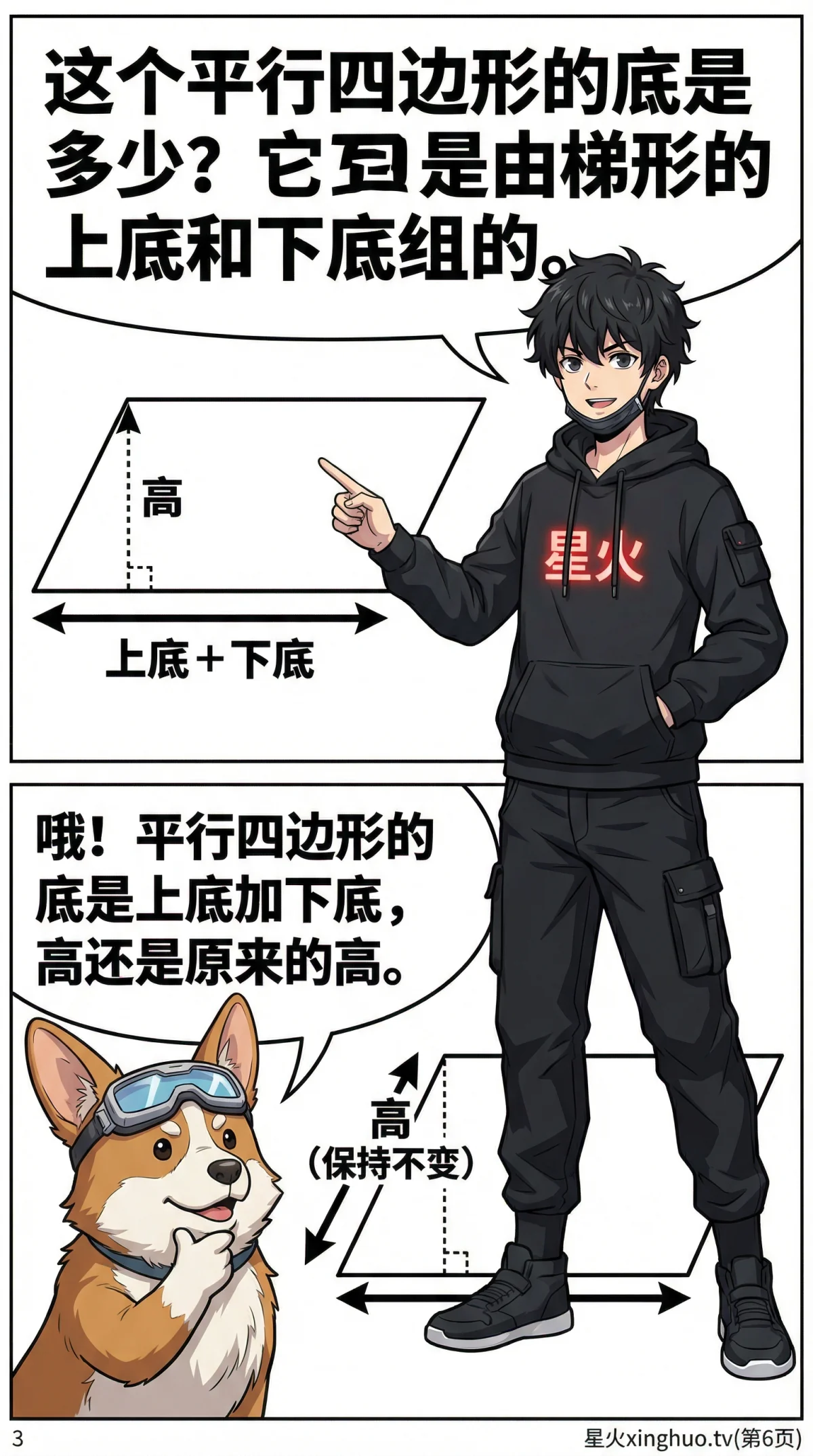 梯形面积公式详解：推导、例题与动画演示 | 数学几何教学 - 第 6 页