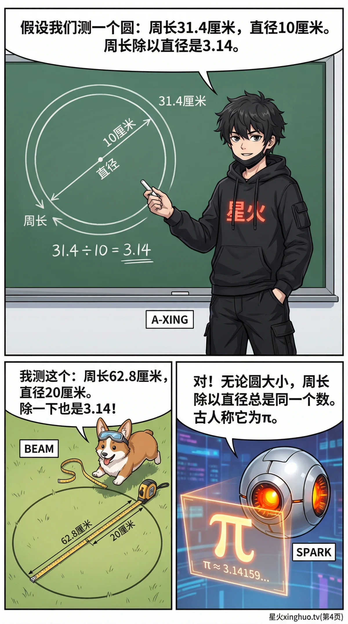 圆周率π的计算方法、历史故事与概念解析 | 数学教学文章 - 第 4 页