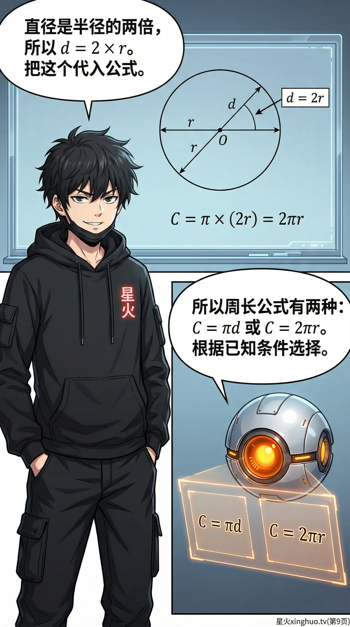 圆的周长公式详解：推导过程、例题与常见问题解答 - 第 9 页