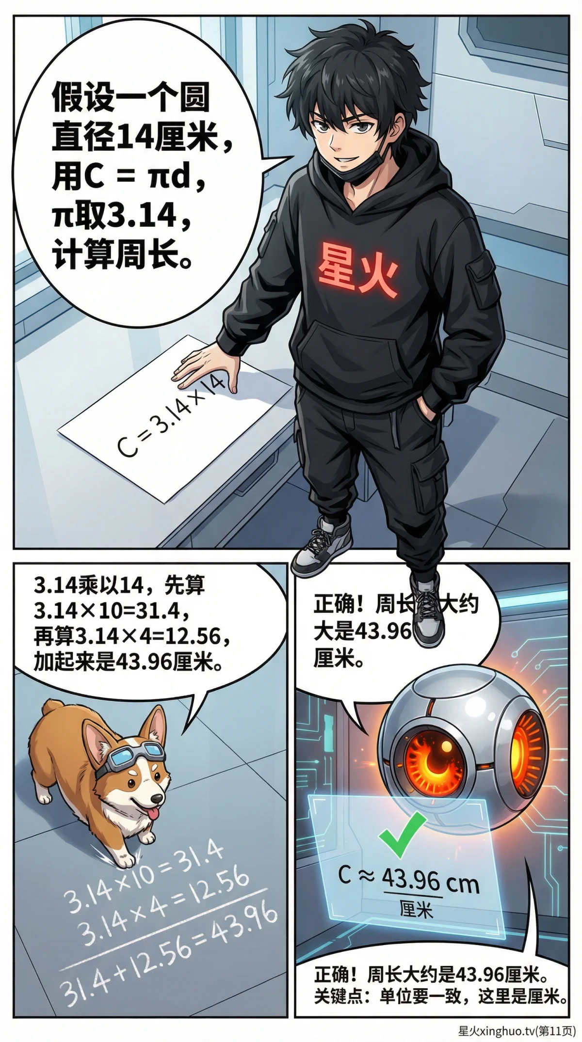 圆的周长公式详解：推导过程、例题与常见问题解答 - 第 11 页