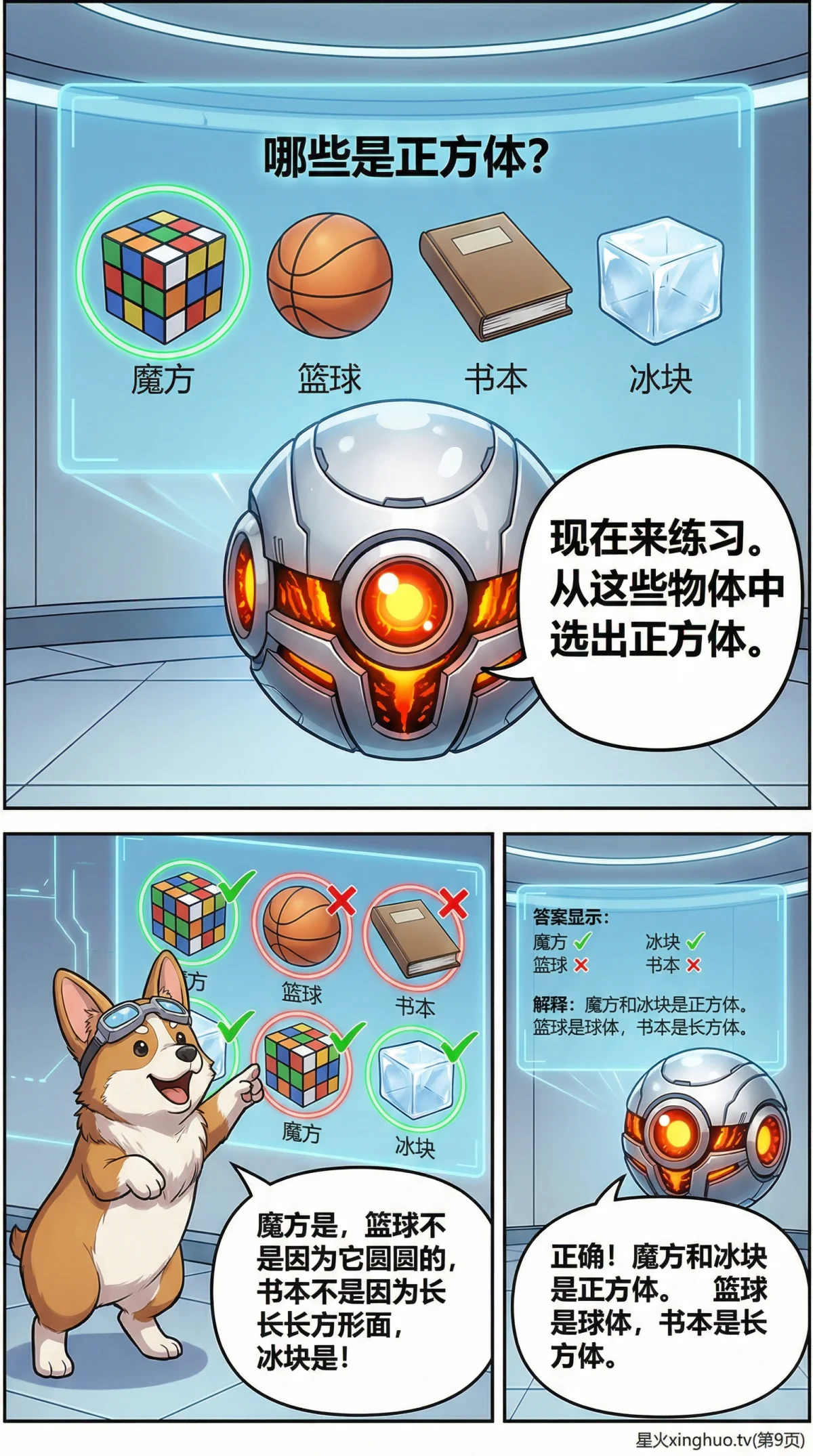 正方体的认识：性质、展开图与计算方法详解 | 数学几何教学 - 第 9 页