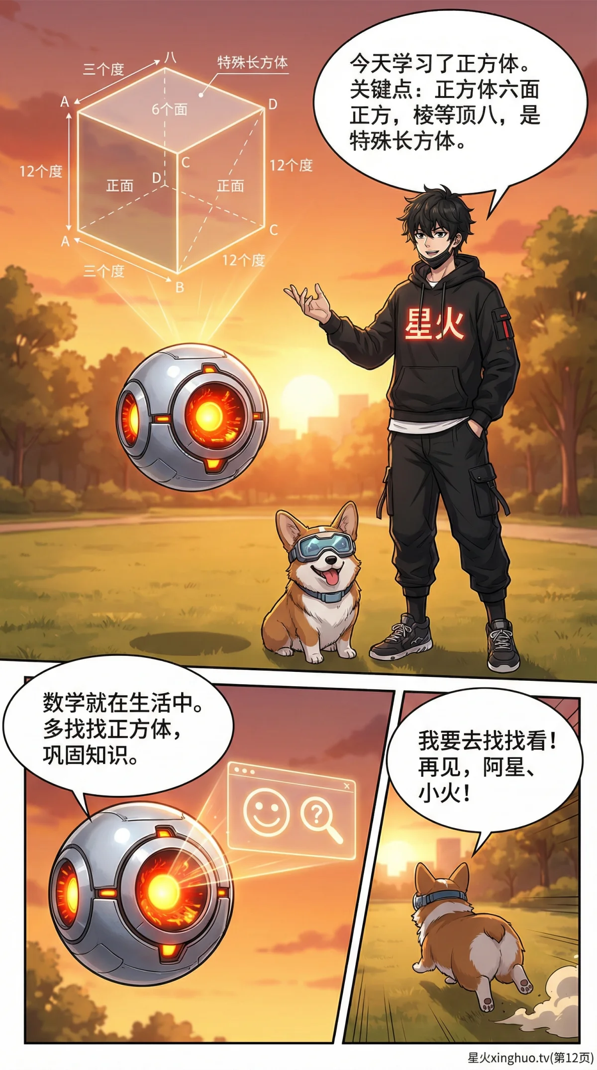 正方体的认识：性质、展开图与计算方法详解 | 数学几何教学 - 第 12 页