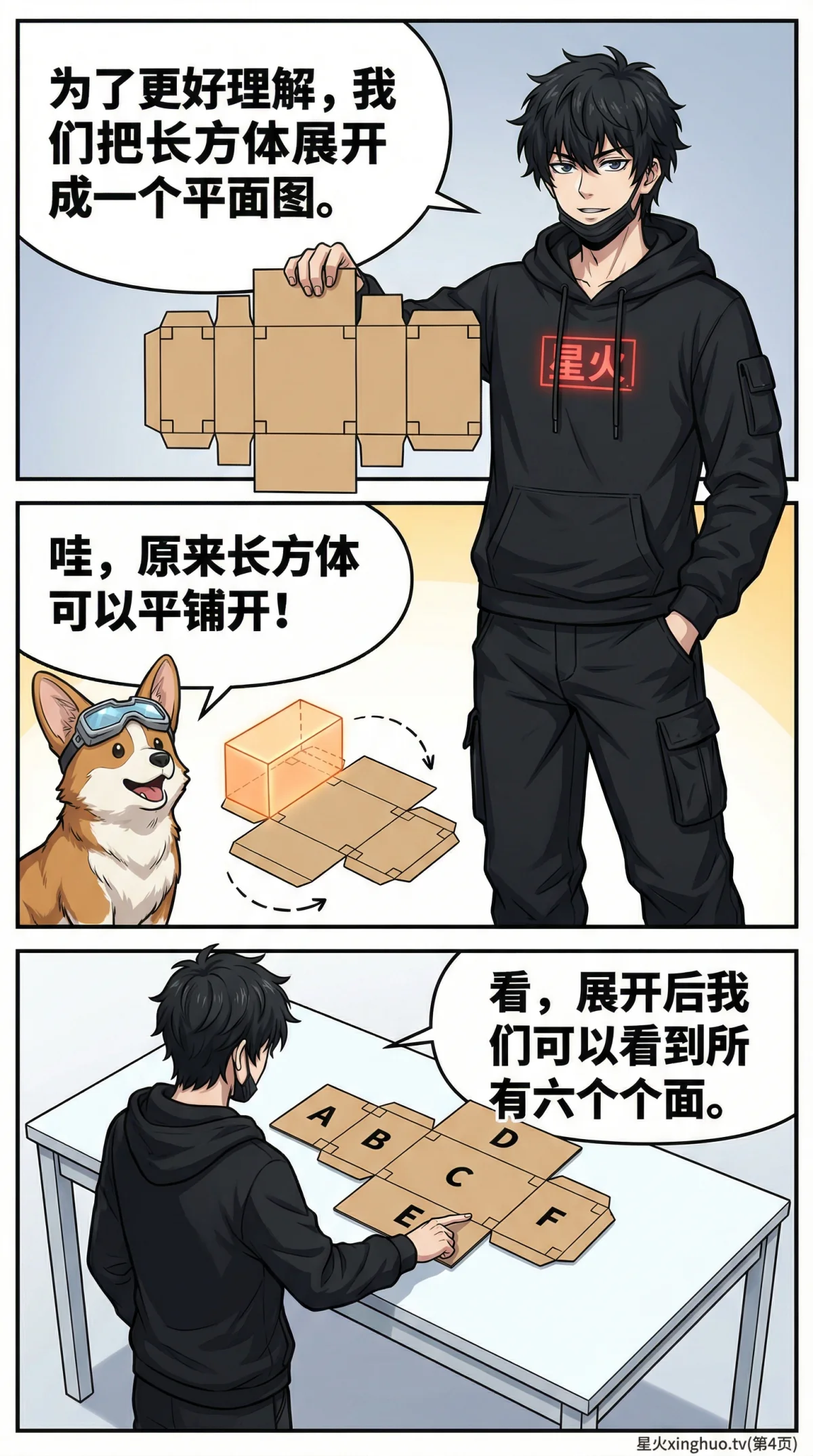 长方体表面积公式详解：定义、推导与计算实例 | 数学几何教学 - 第 4 页