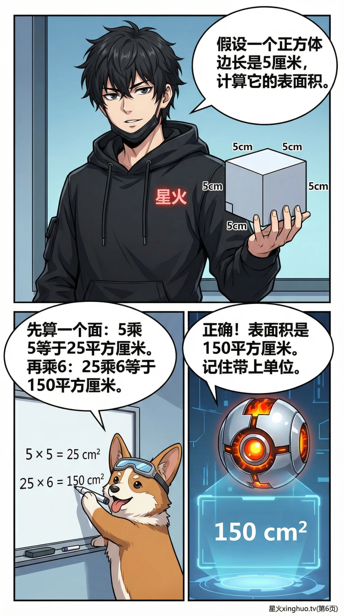 正方体的表面积公式是什么？详解与计算实例 | 数学几何教学 - 第 6 页