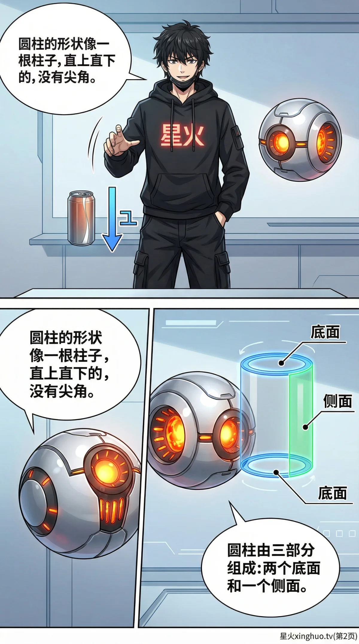 圆柱的认识详解：图形、公式与知识点全解析 | 小学数学几何 - 第 2 页