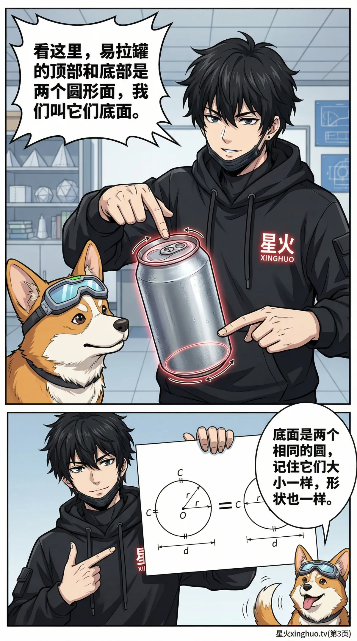 圆柱的认识详解：图形、公式与知识点全解析 | 小学数学几何 - 第 3 页