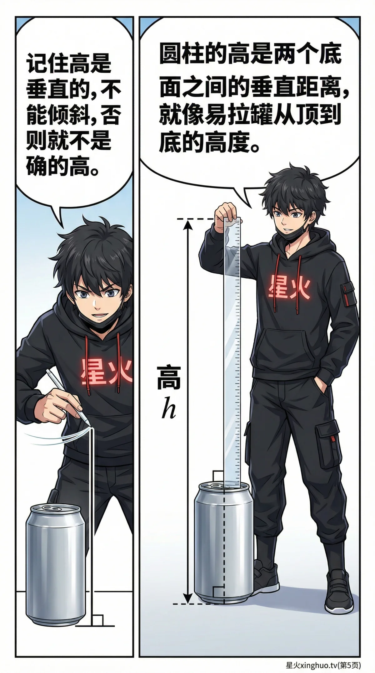 圆柱的认识详解：图形、公式与知识点全解析 | 小学数学几何 - 第 5 页