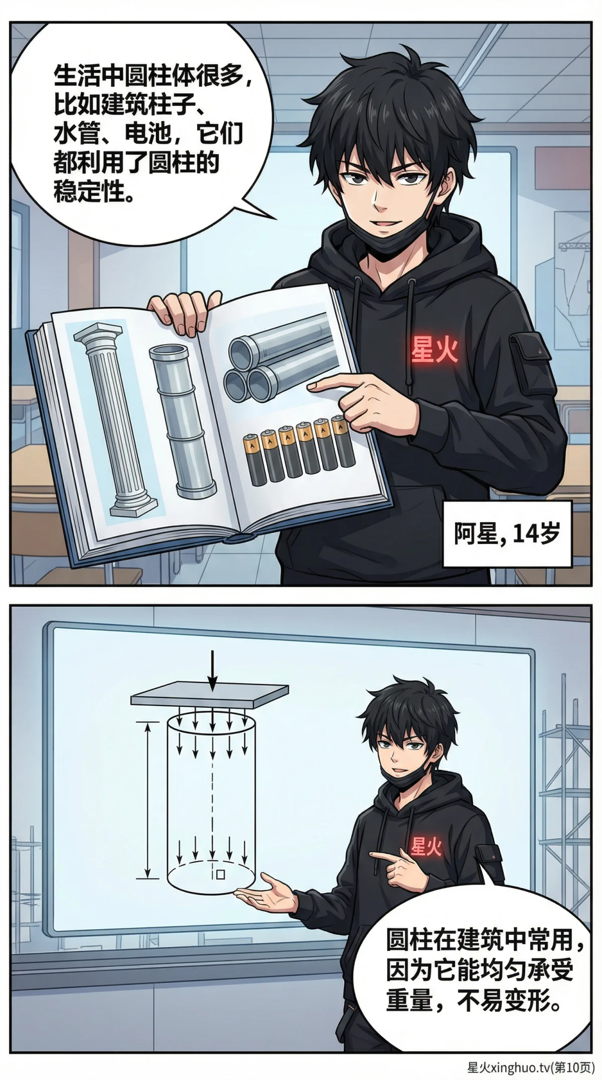 圆柱的认识详解：图形、公式与知识点全解析 | 小学数学几何 - 第 10 页