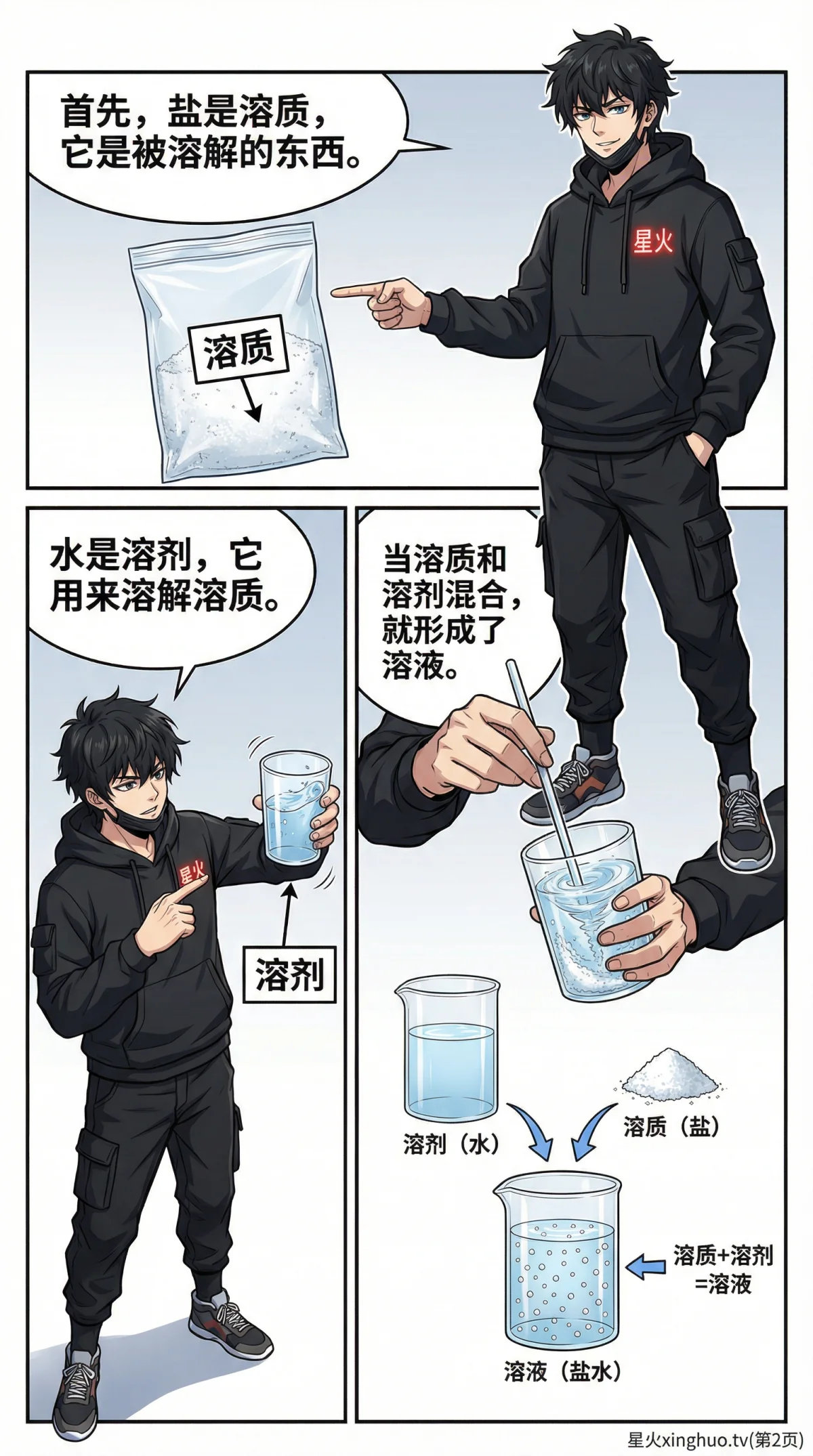 浓度问题详解：溶质溶剂关系与溶液计算方法教学 - 第 2 页