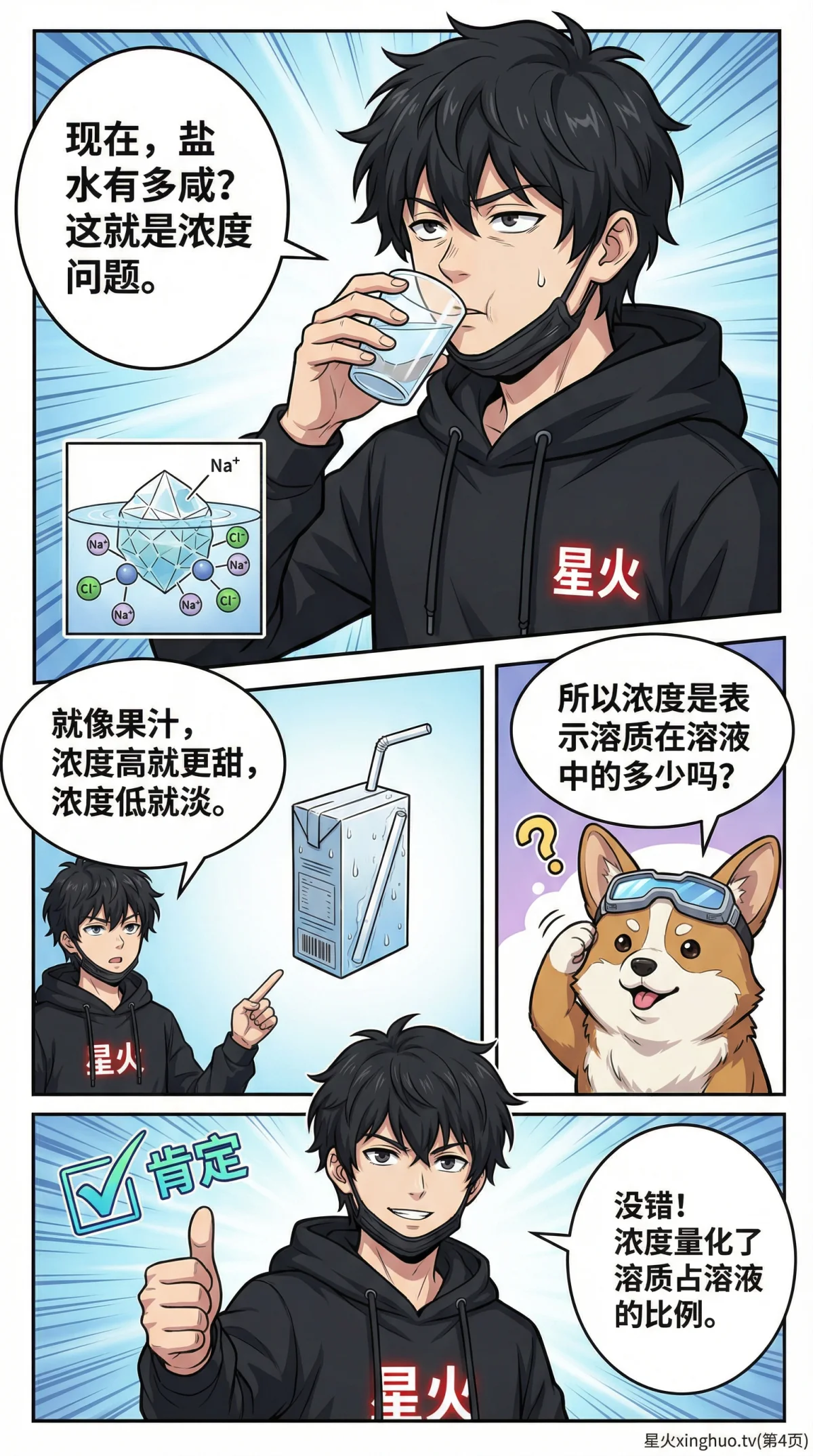 浓度问题详解：溶质溶剂关系与溶液计算方法教学 - 第 4 页