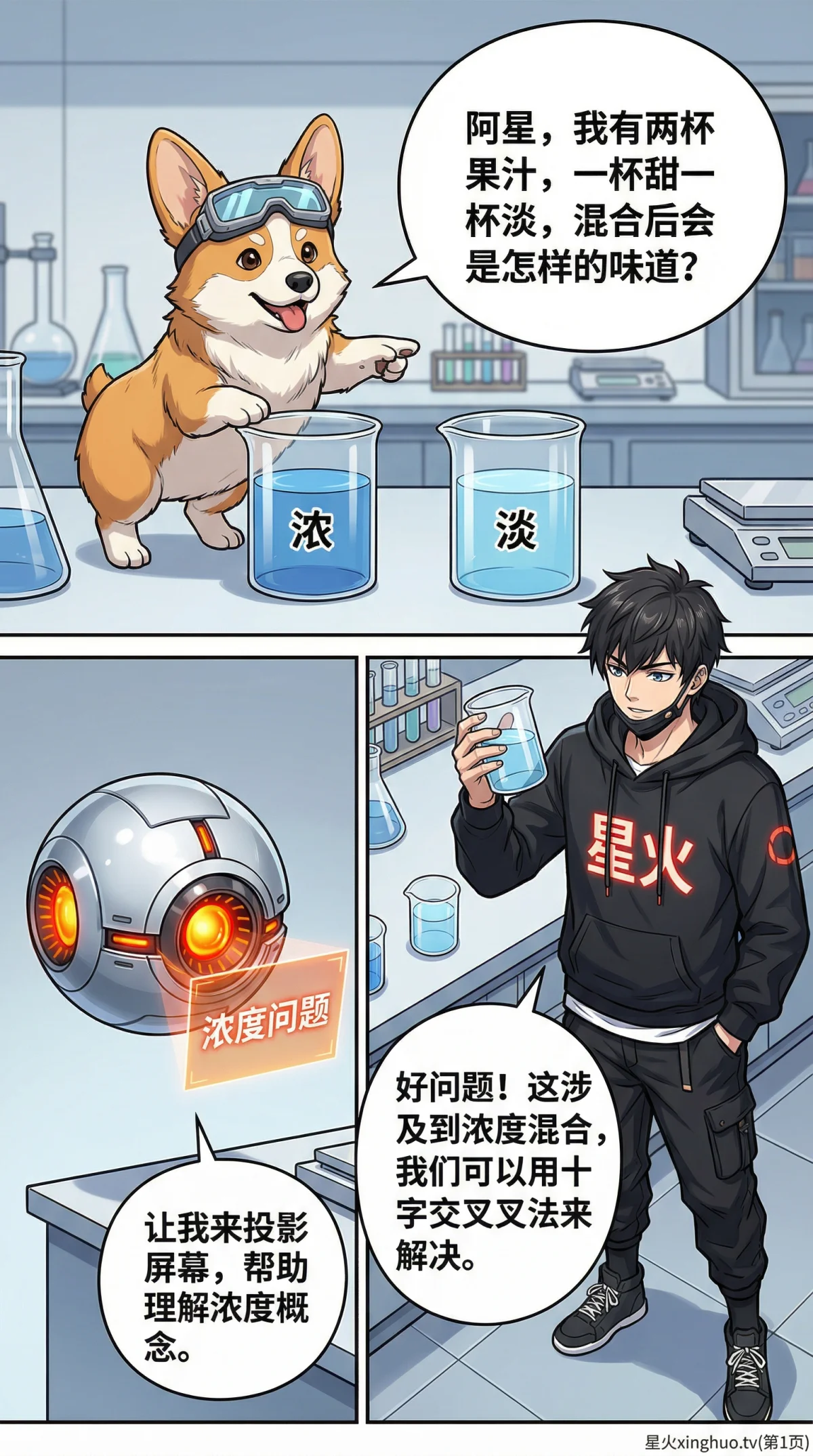 浓度问题与混合溶液详解：十字交叉法解题步骤与实例（小学数学应用题） - 第 1 页