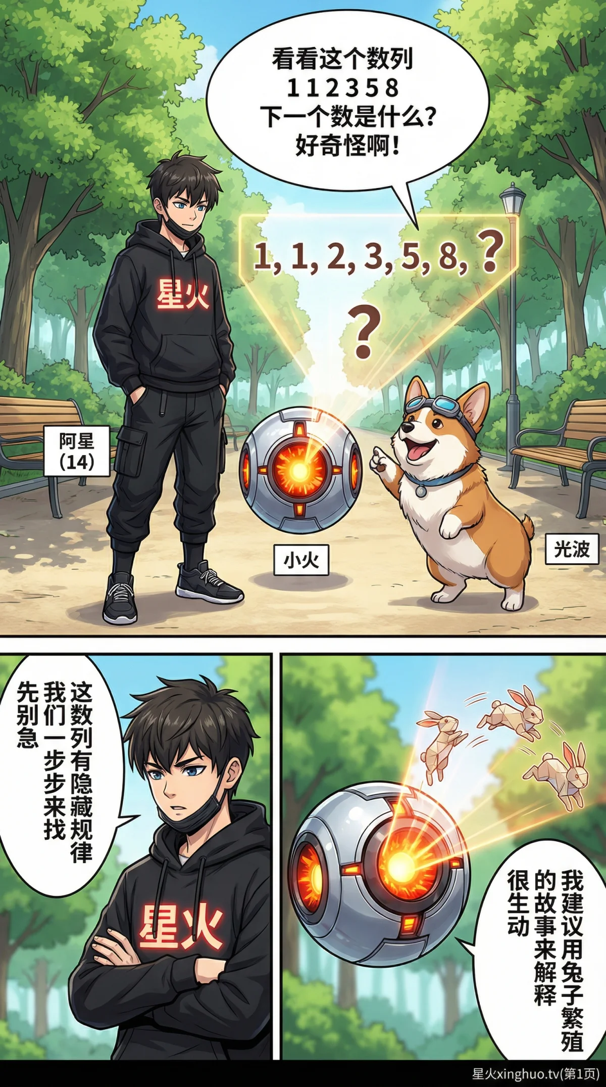 斐波那契数列找规律详解：从数学定义到自然现象例子 - 第 1 页