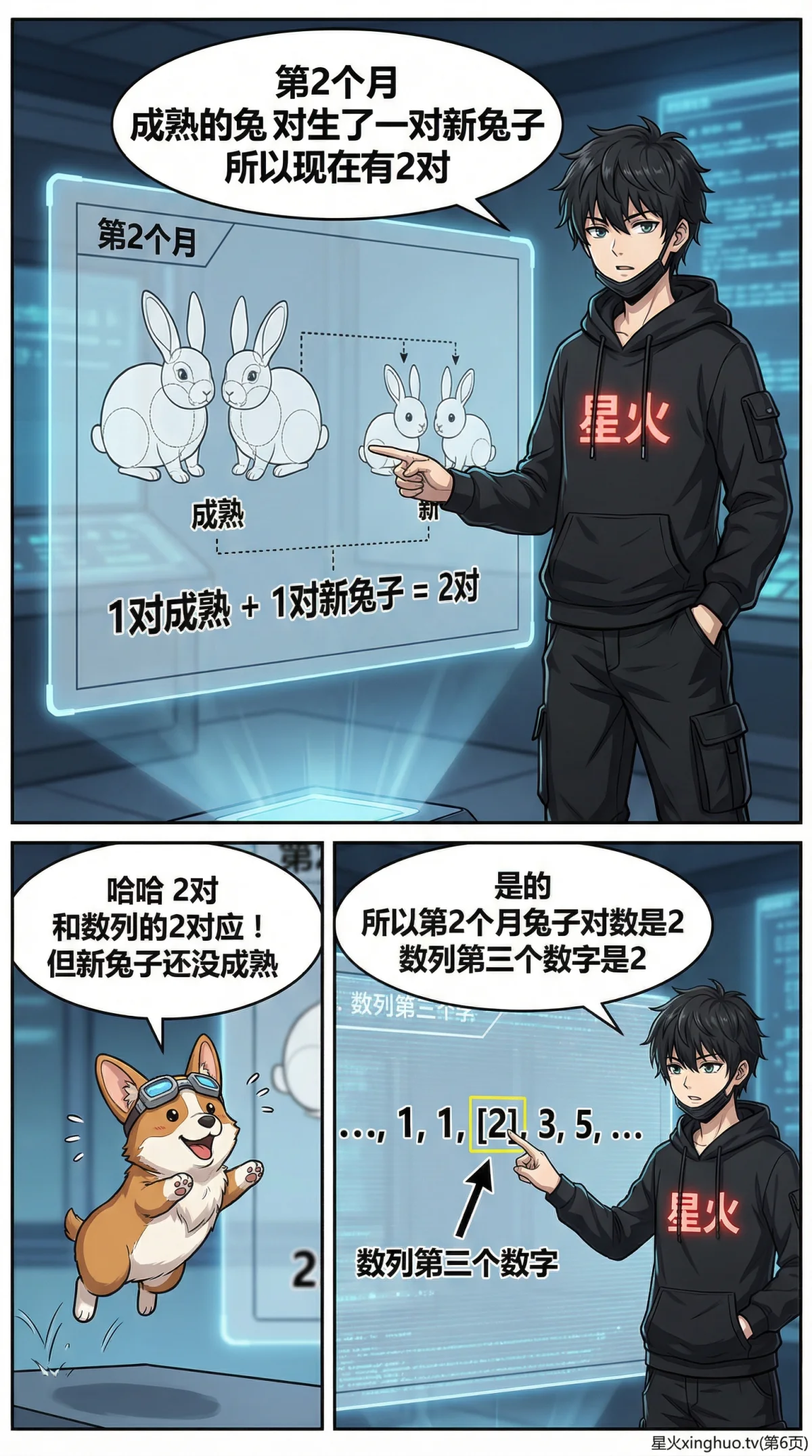 斐波那契数列找规律详解：从数学定义到自然现象例子 - 第 6 页