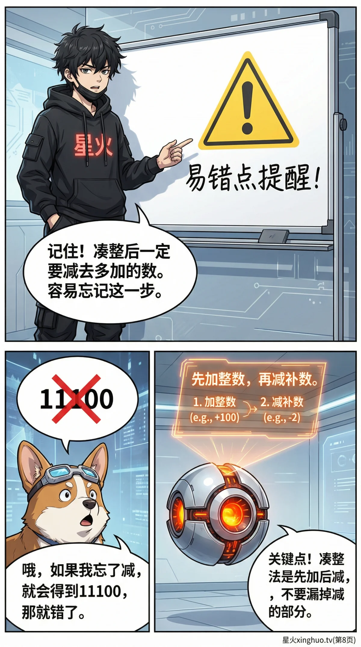 凑整法巧算加减法详解：技巧、练习题与数感培养 | 小学数学 - 第 8 页