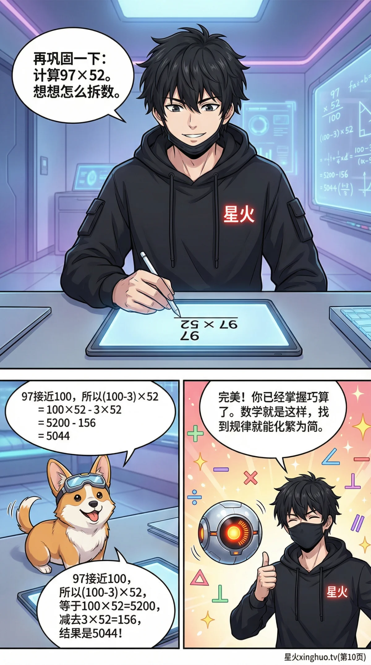 乘法分配律详解：小学数学简便计算技巧与练习题 - 第 10 页