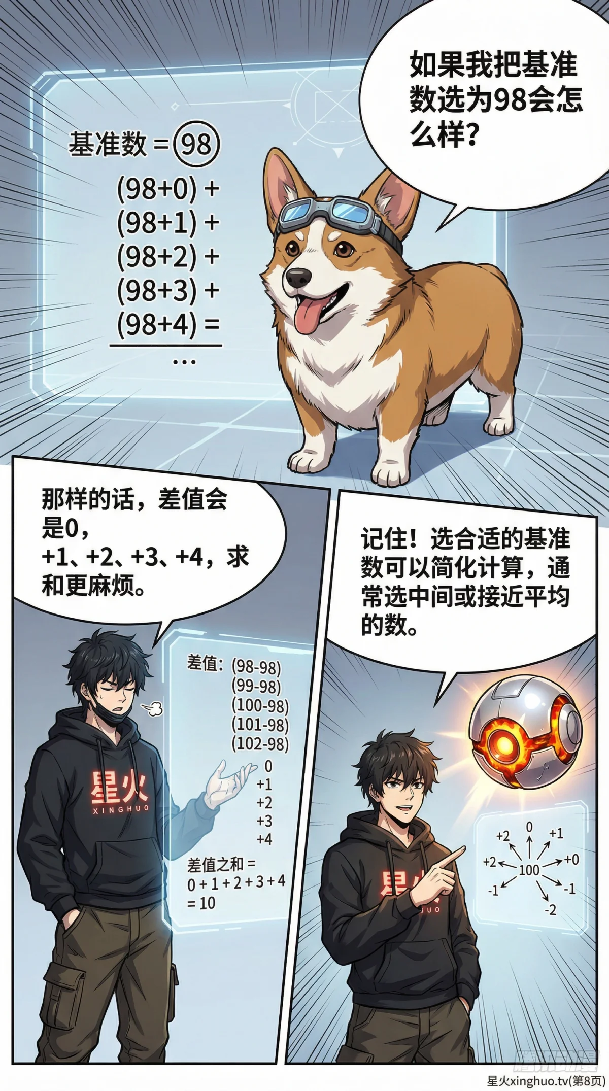 基准数法巧算详解：小学数学速算技巧与例题练习 - 第 8 页