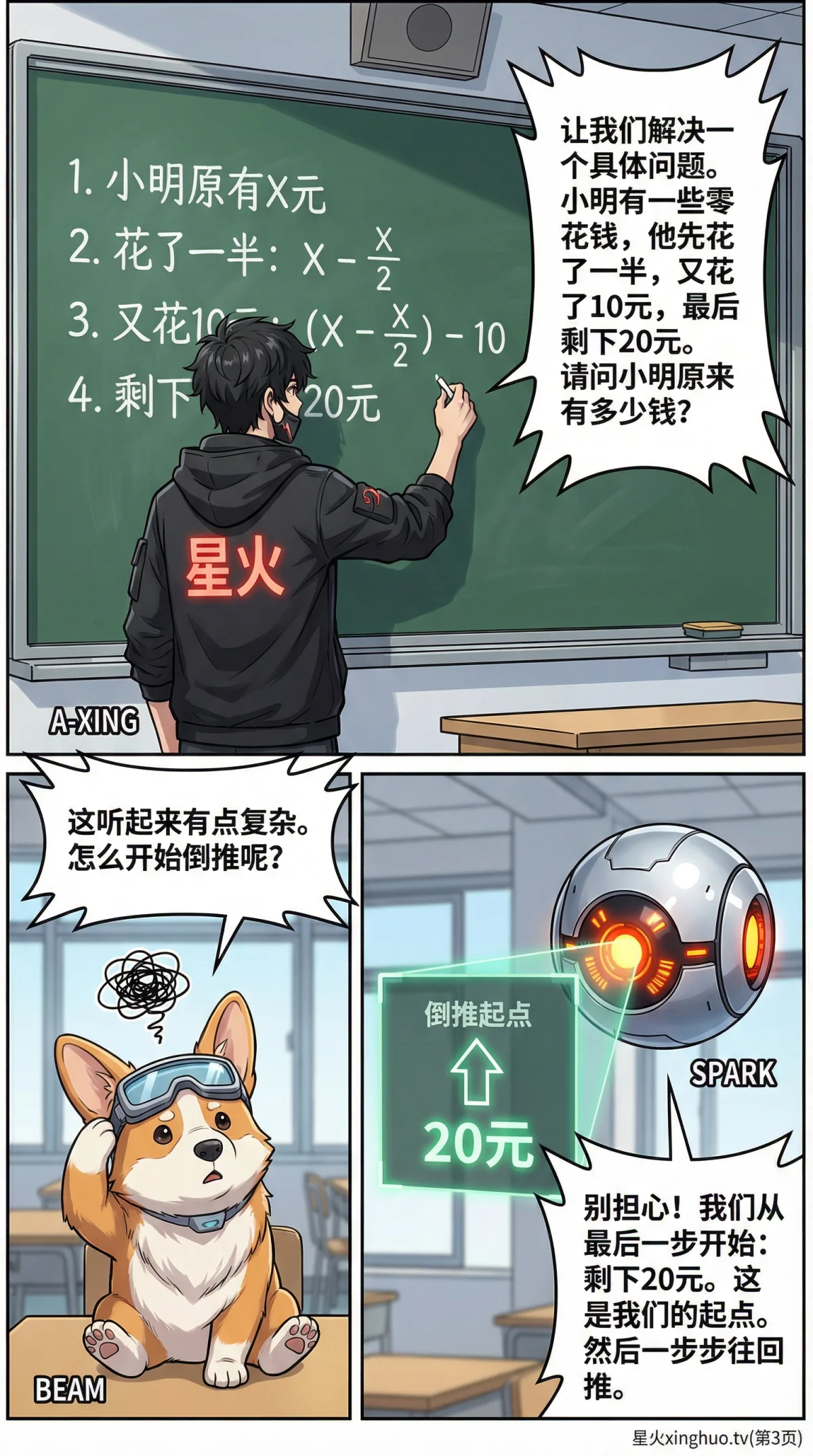 倒推法解题详解：小学数学应用题逆向思维方法与练习题 - 第 3 页