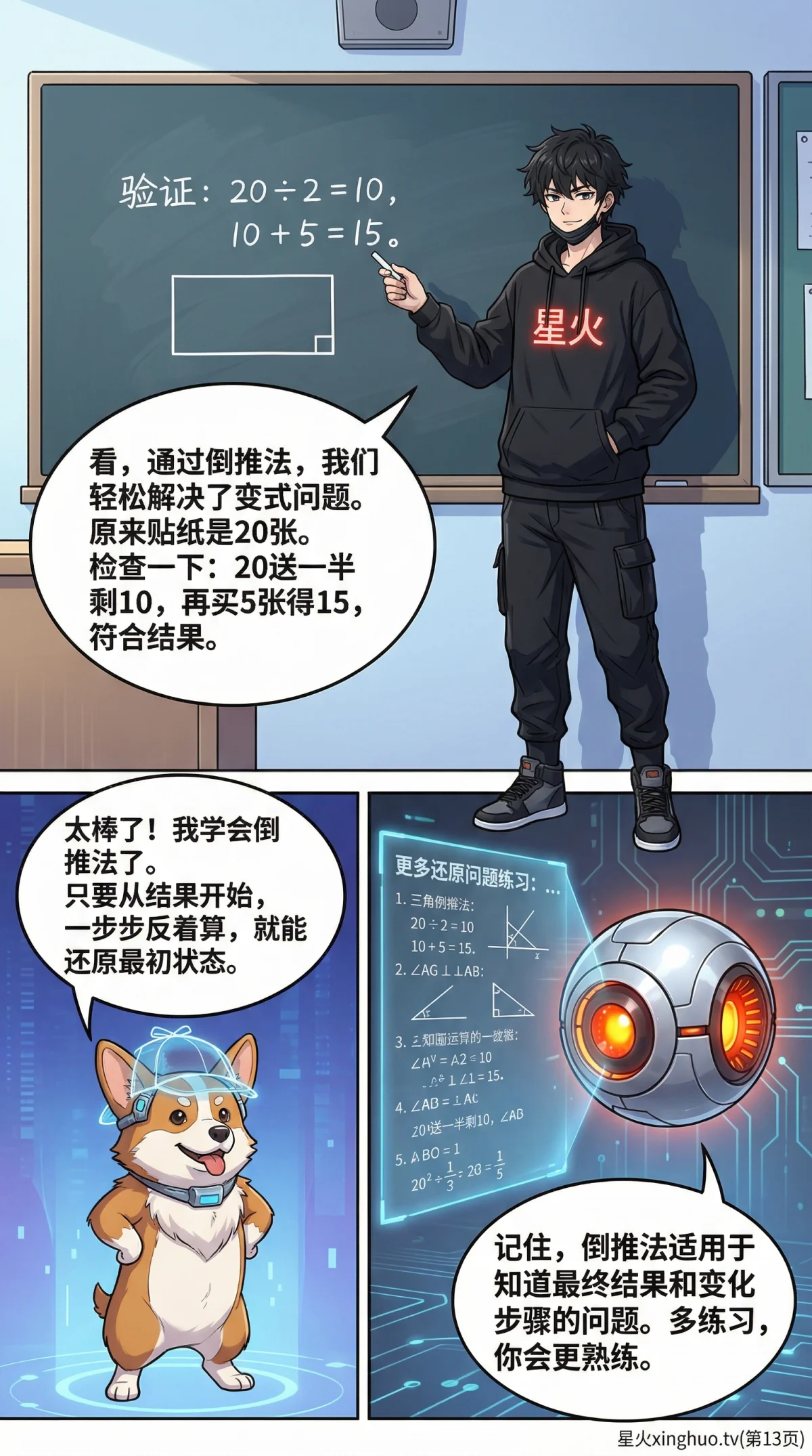 倒推法解题详解：小学数学应用题逆向思维方法与练习题 - 第 13 页