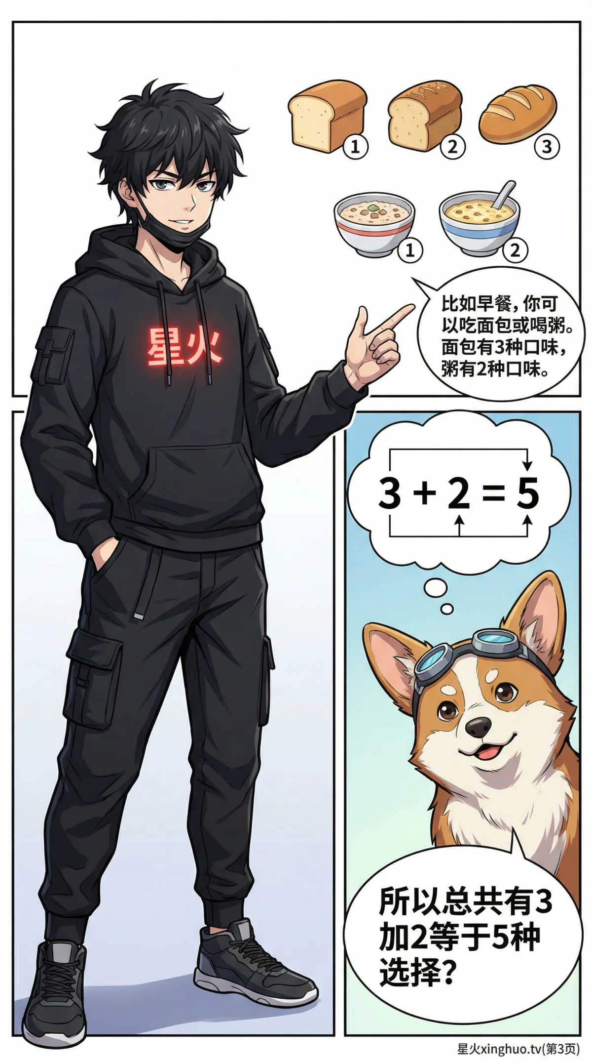 加法原理详解与例题：小学数学计数方法入门指南 - 第 3 页