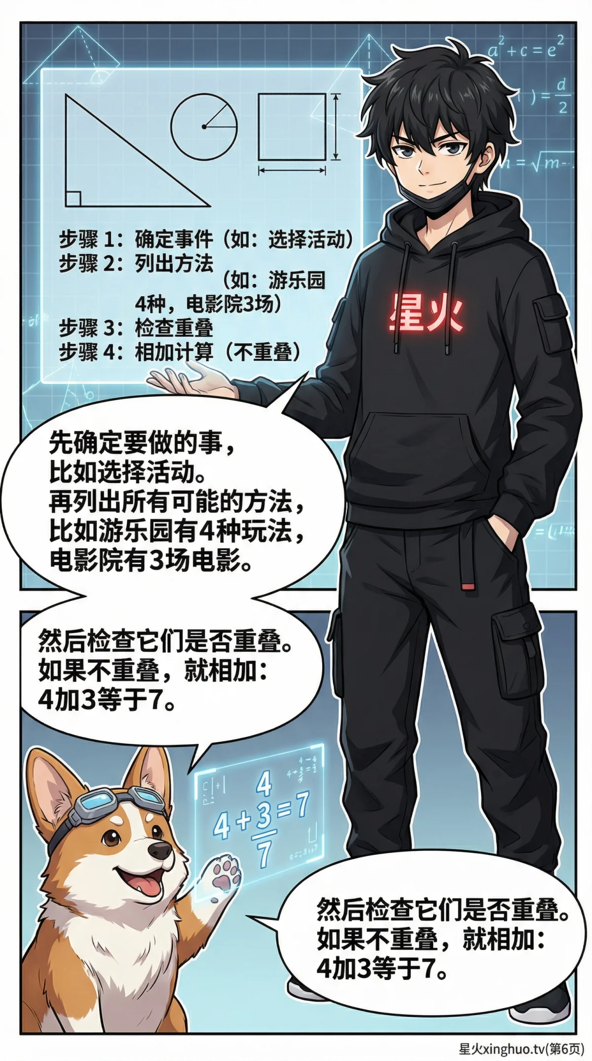 加法原理详解与例题：小学数学计数方法入门指南 - 第 6 页