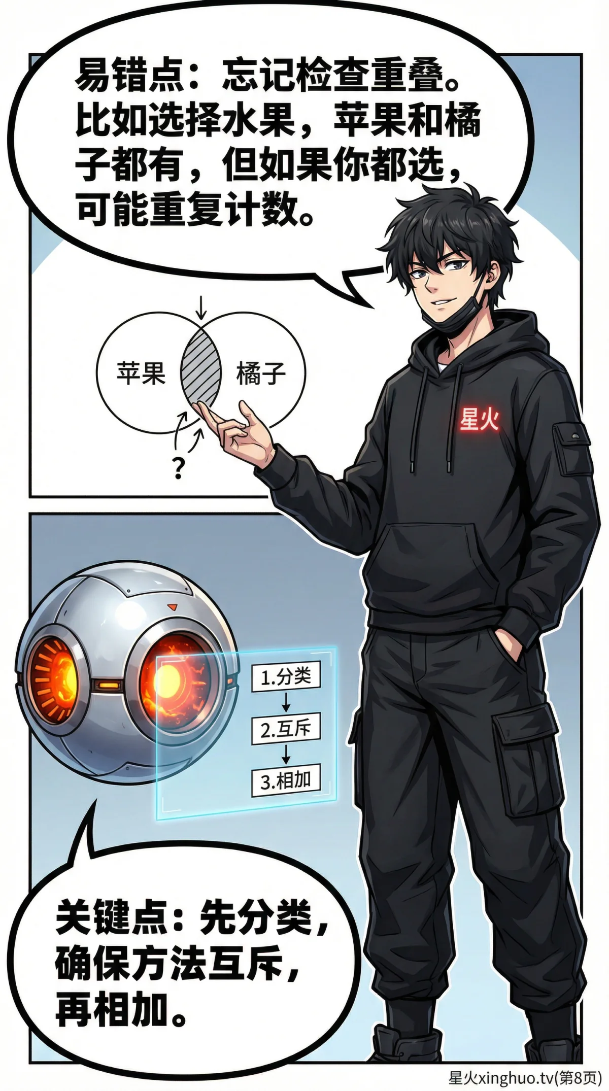 加法原理详解与例题：小学数学计数方法入门指南 - 第 8 页