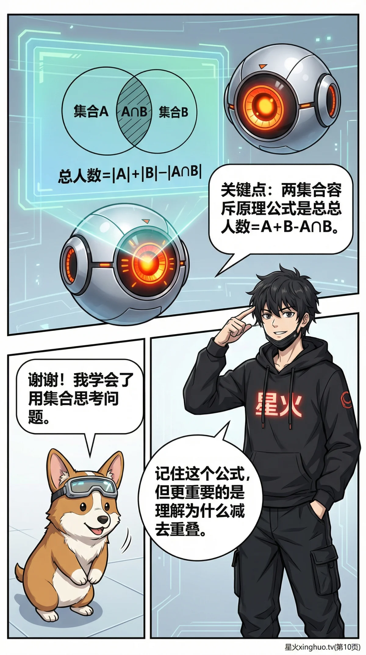 容斥原理两集合：公式、韦恩图与例题详解 | 小学数学思维 - 第 10 页