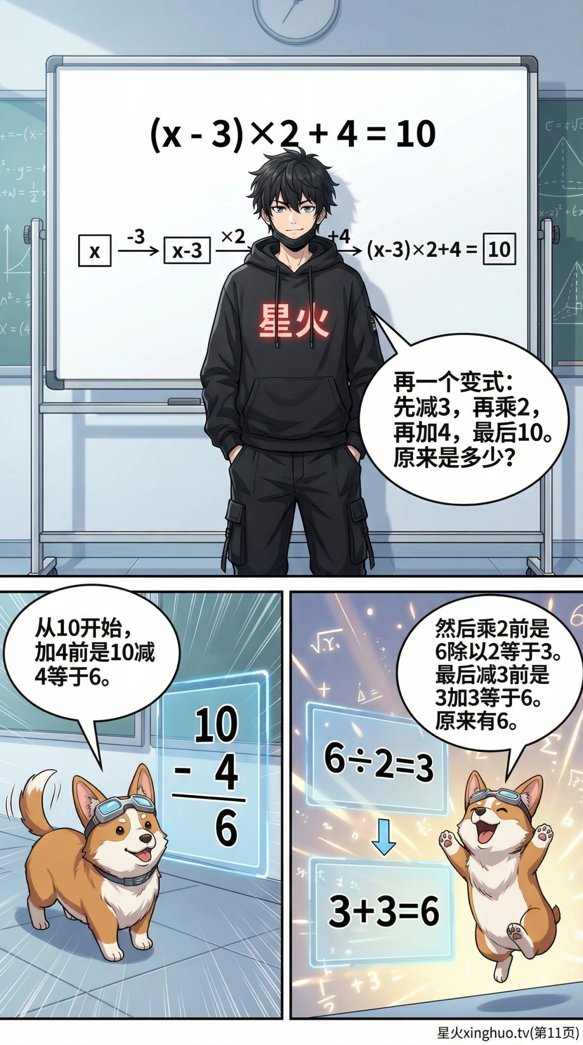 还原问题倒推法详解：小学数学应用题解题步骤与练习题 - 第 11 页