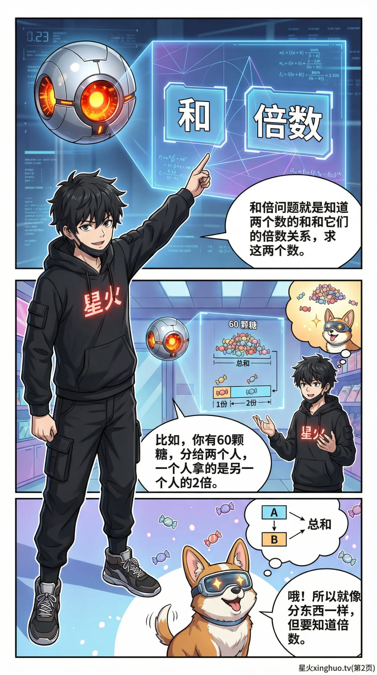 和倍问题详解：公式、图解与练习题（小学数学应用题） - 第 2 页