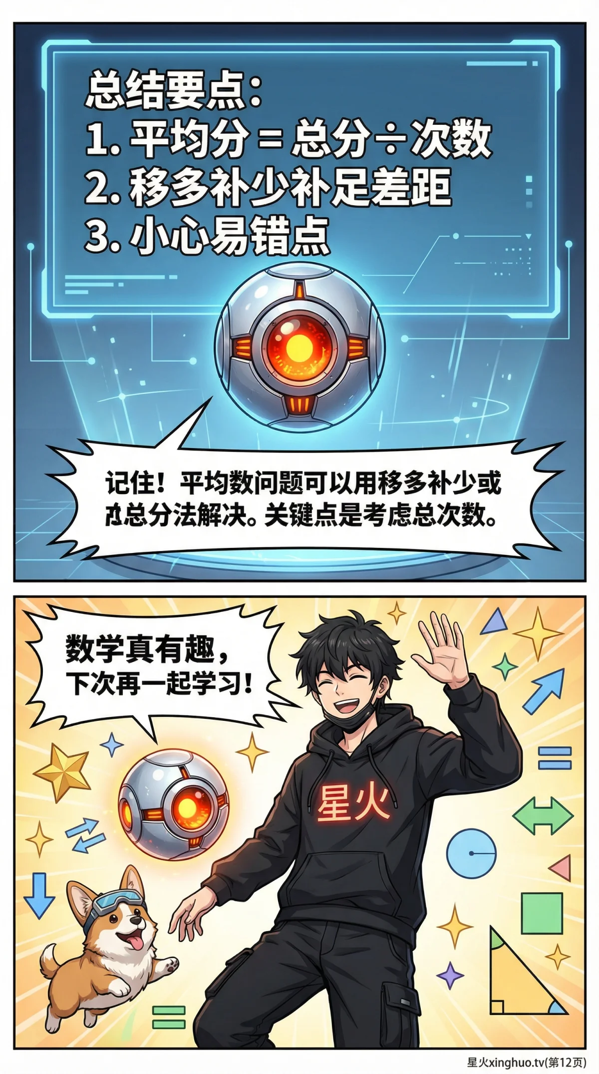 平均数问题详解：核心公式、解题步骤与练习题 | 小学数学 - 第 12 页