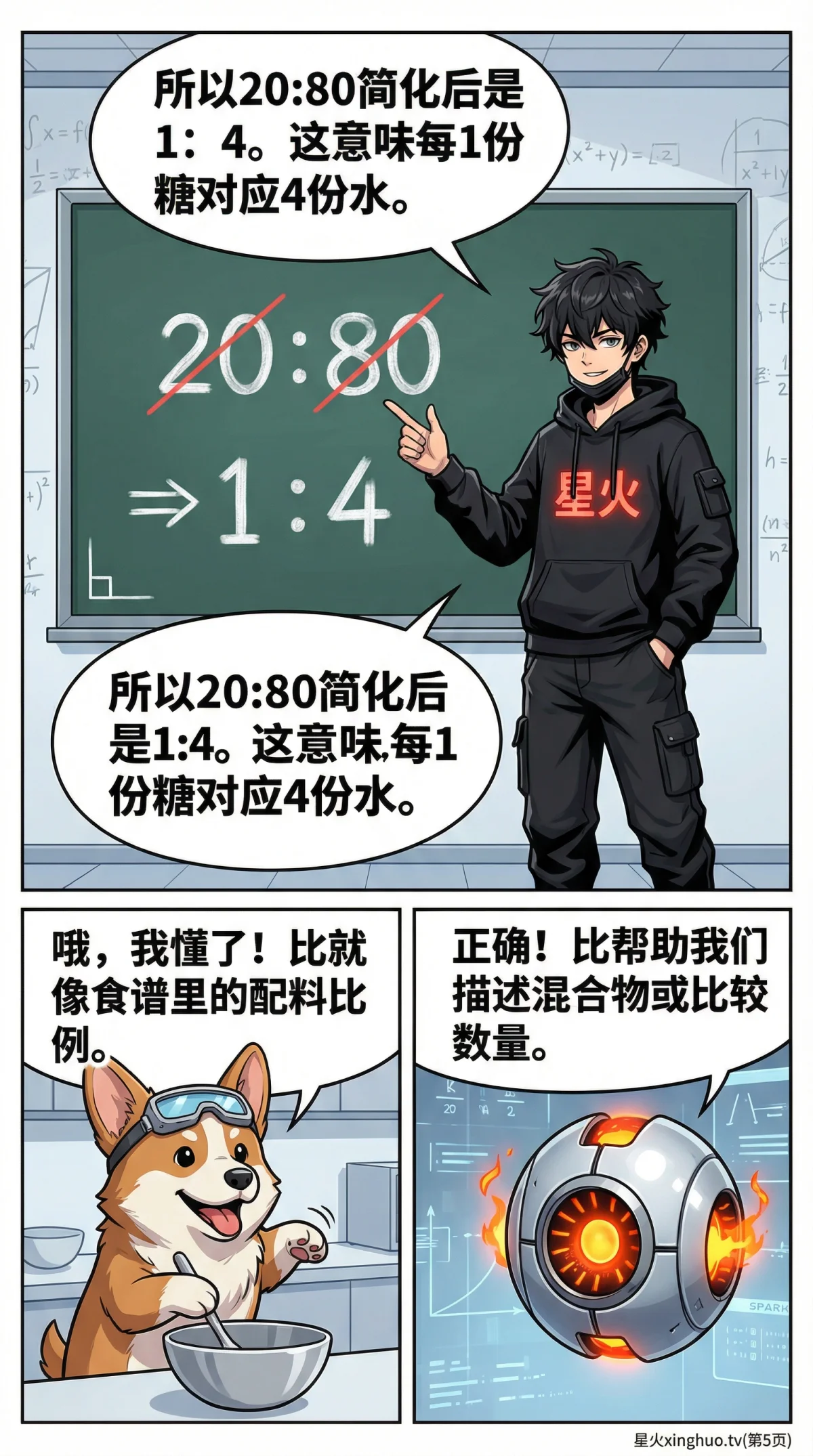 比的意义与生活中的比例详解：小学数学知识点与实例教学 - 第 5 页