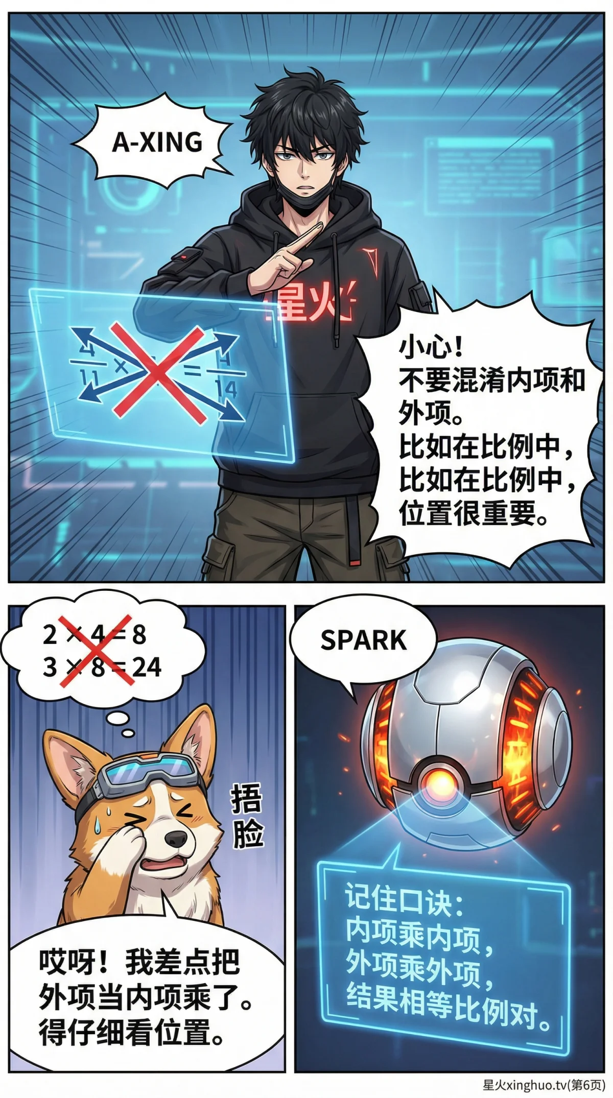 比例的内项与外项性质详解：定义、实例与练习题 | 数学基础 - 第 6 页