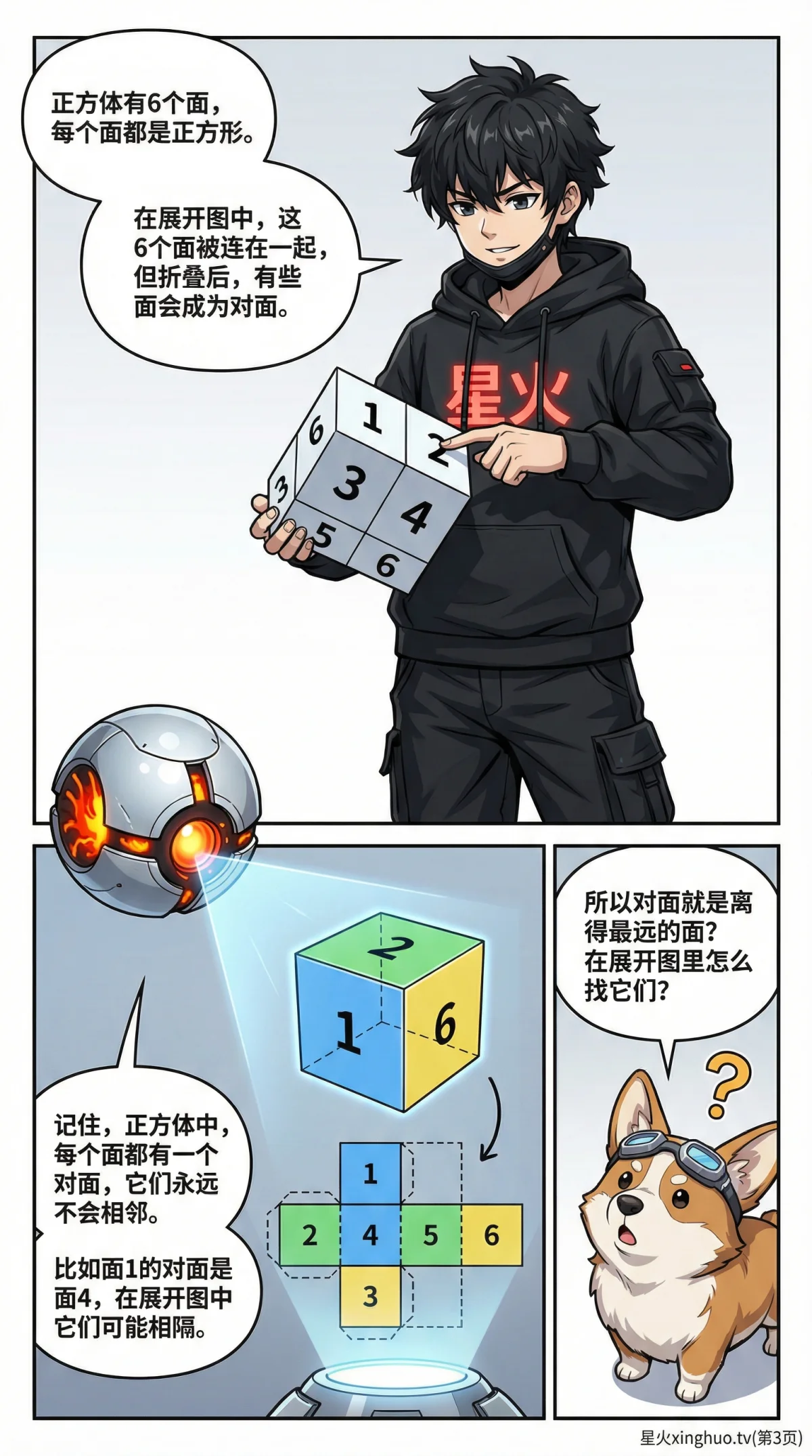 立体几何展开图判断方法与解题技巧详解 | 初中数学几何 - 第 3 页