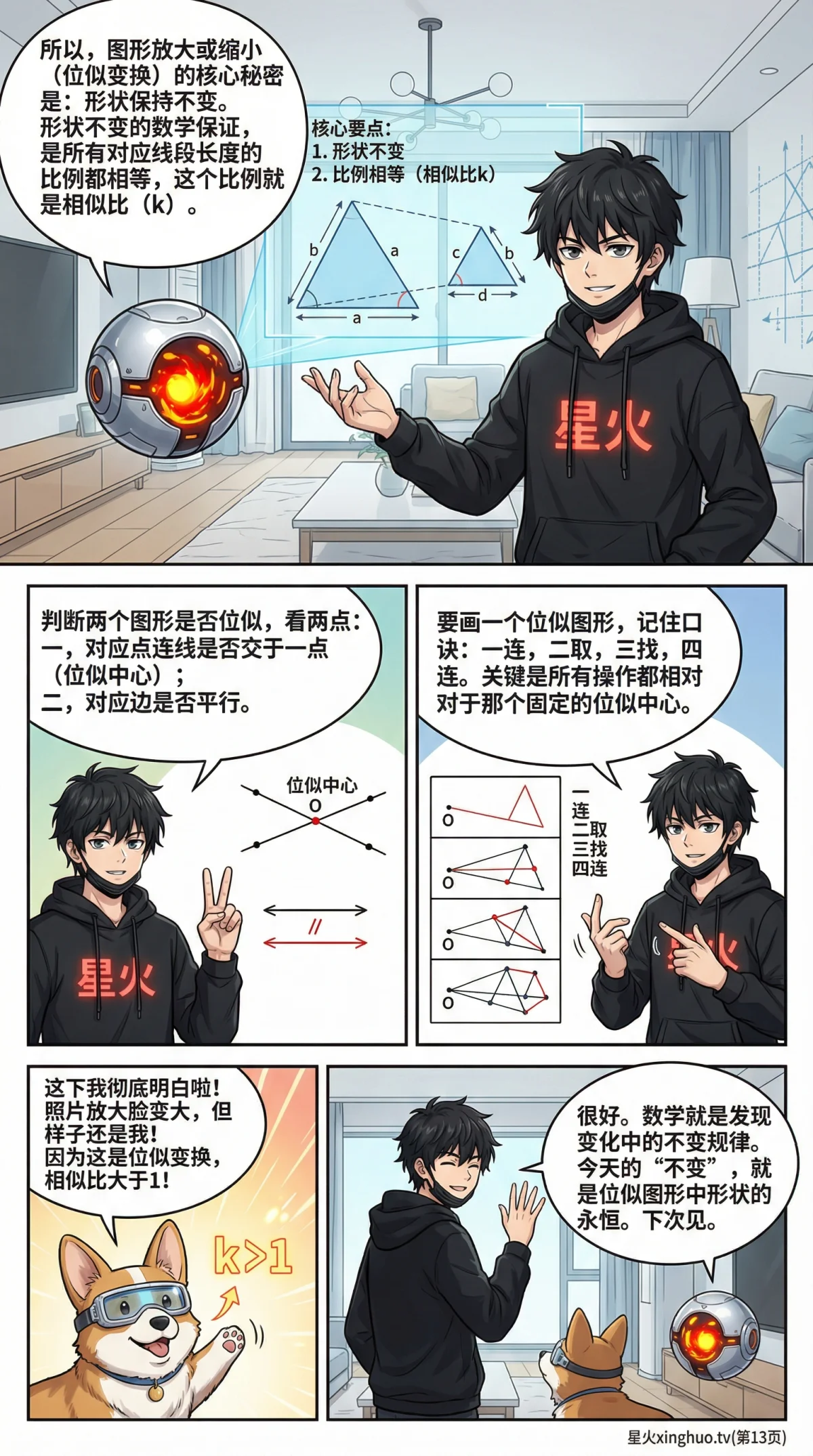 图形的放大与缩小：概念、方法与实例详解 | 数学几何教学 - 第 12 页