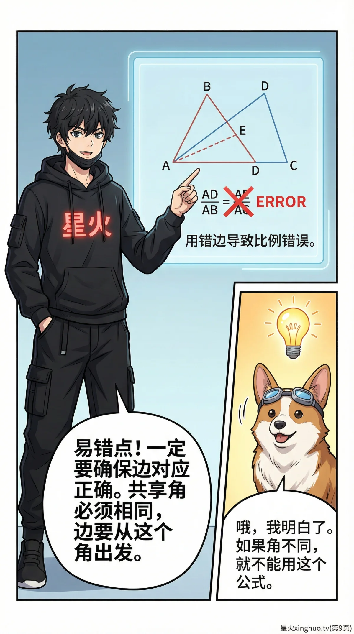 鸟头模型(共角模型)详解：原理、公式与经典例题解析 - 第 9 页