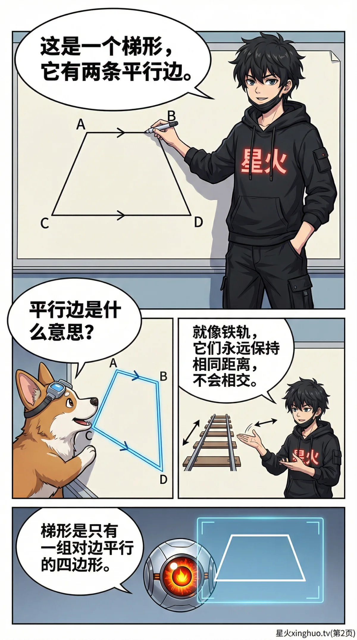 蝴蝶模型(梯形)详解：面积比例与交叉线定理 | 几何证明教学 - 第 2 页