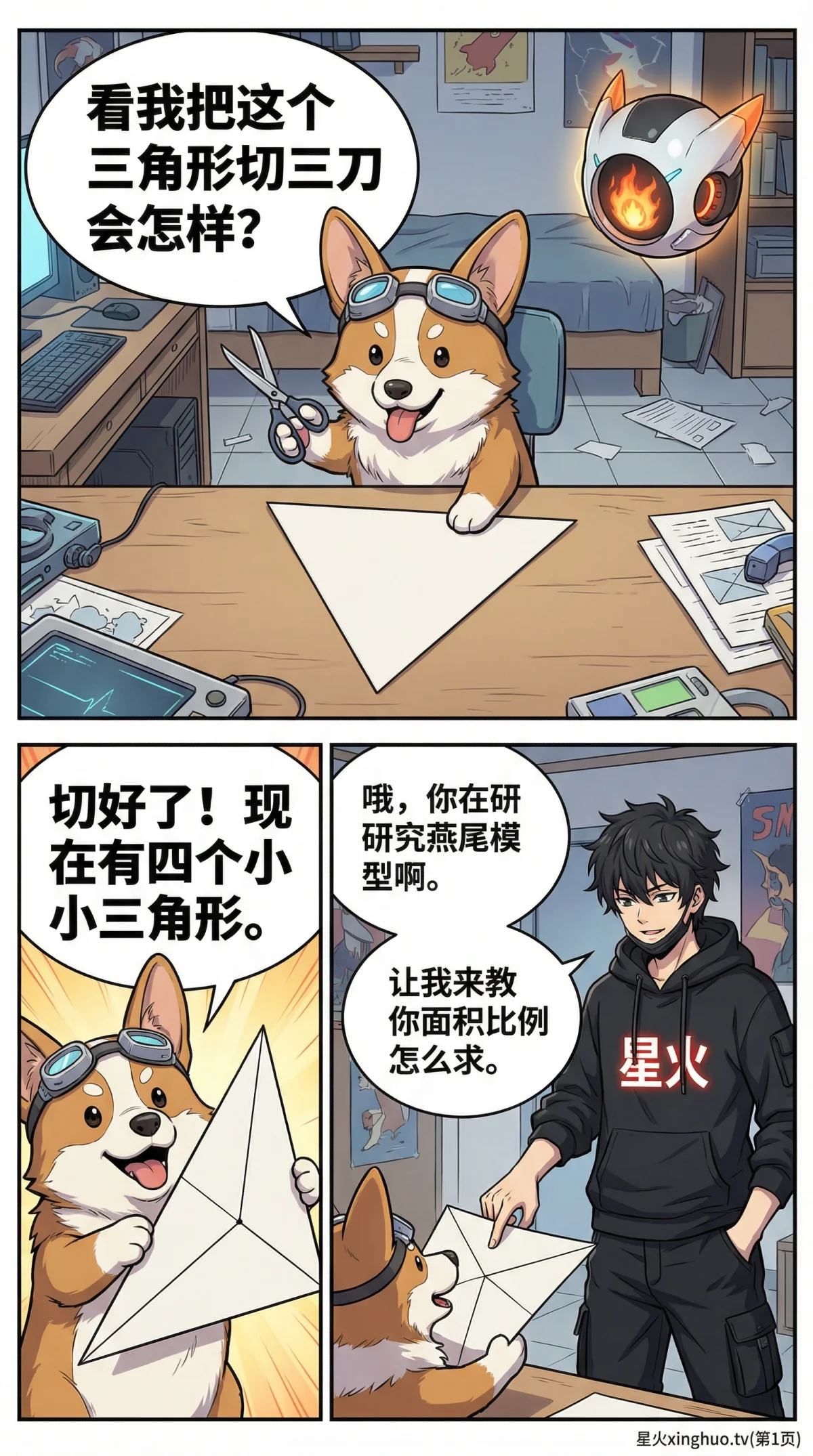 燕尾模型详解：面积比例证明与经典例题解析 | 几何模型教学 - 第 1 页