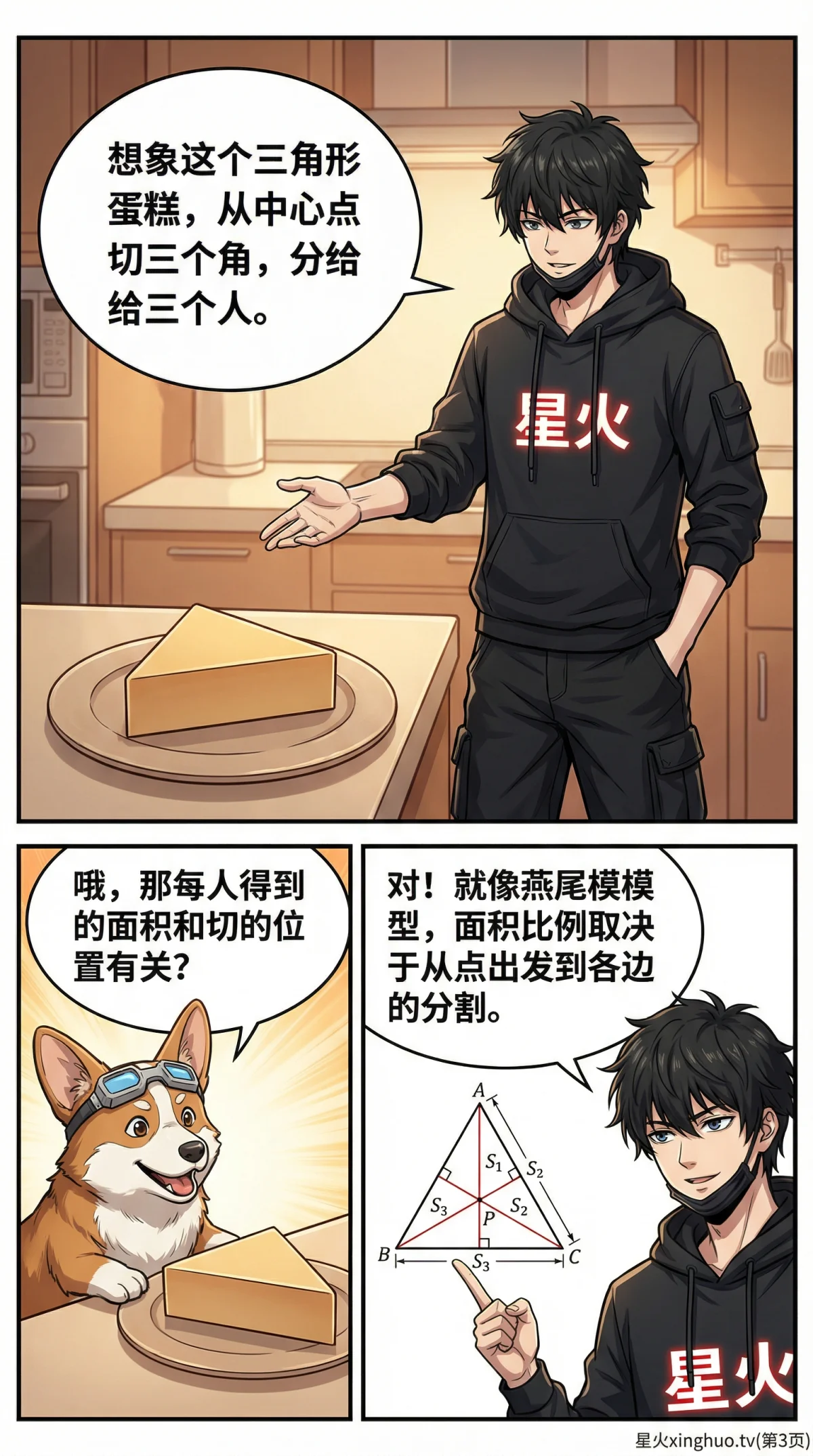 燕尾模型详解：面积比例证明与经典例题解析 | 几何模型教学 - 第 3 页