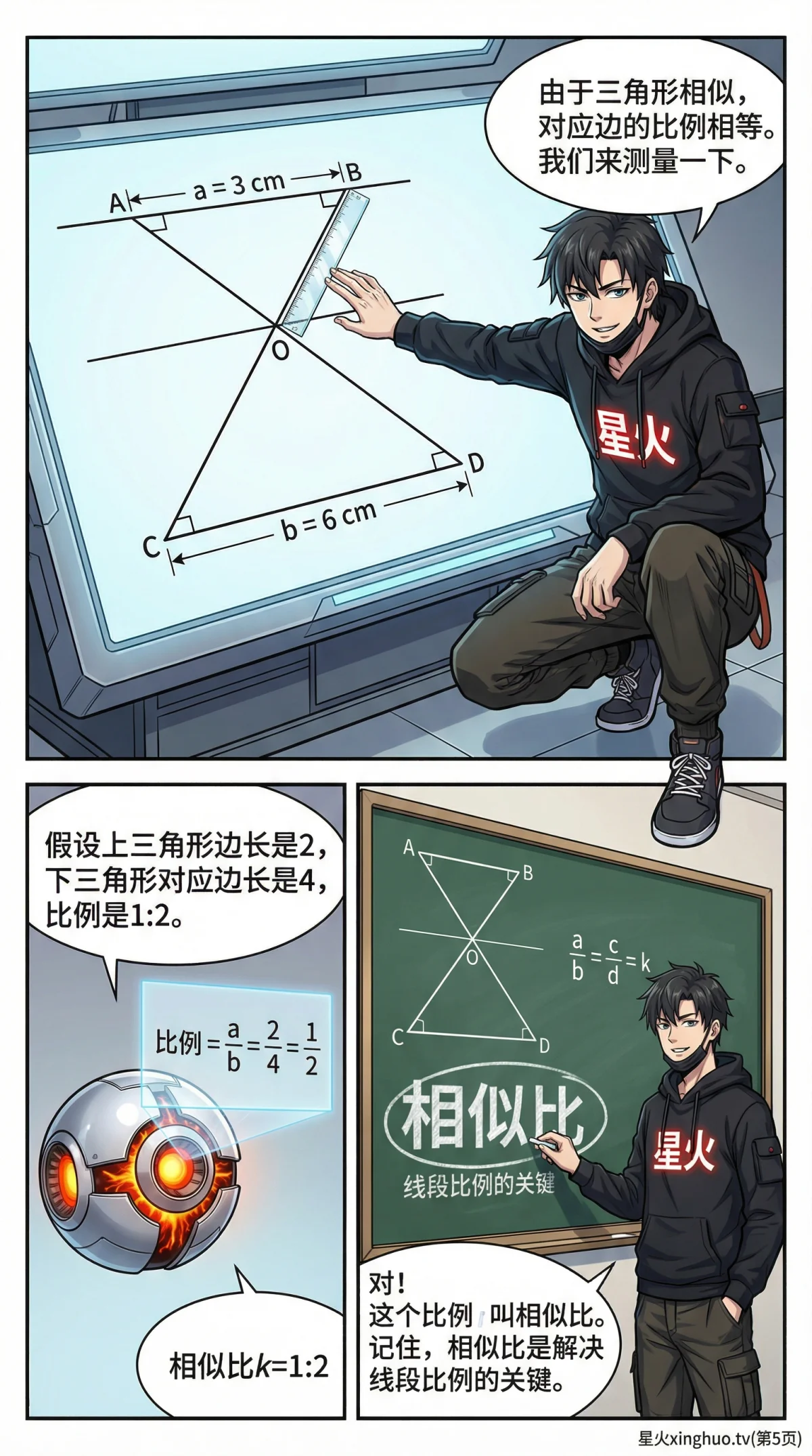 沙漏模型：几何证明、比例关系与典型例题详解 - 第 5 页