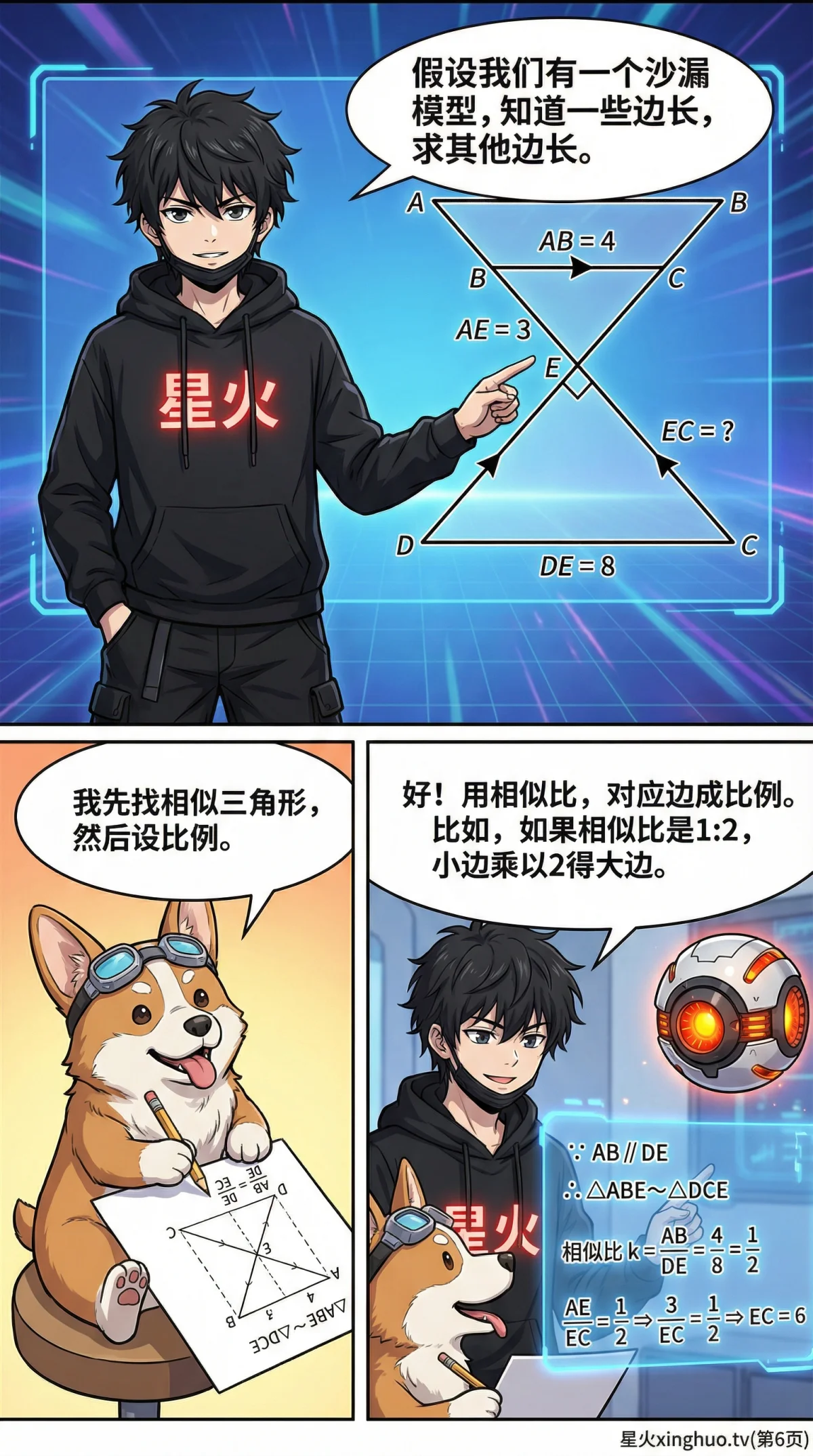 沙漏模型：几何证明、比例关系与典型例题详解 - 第 6 页