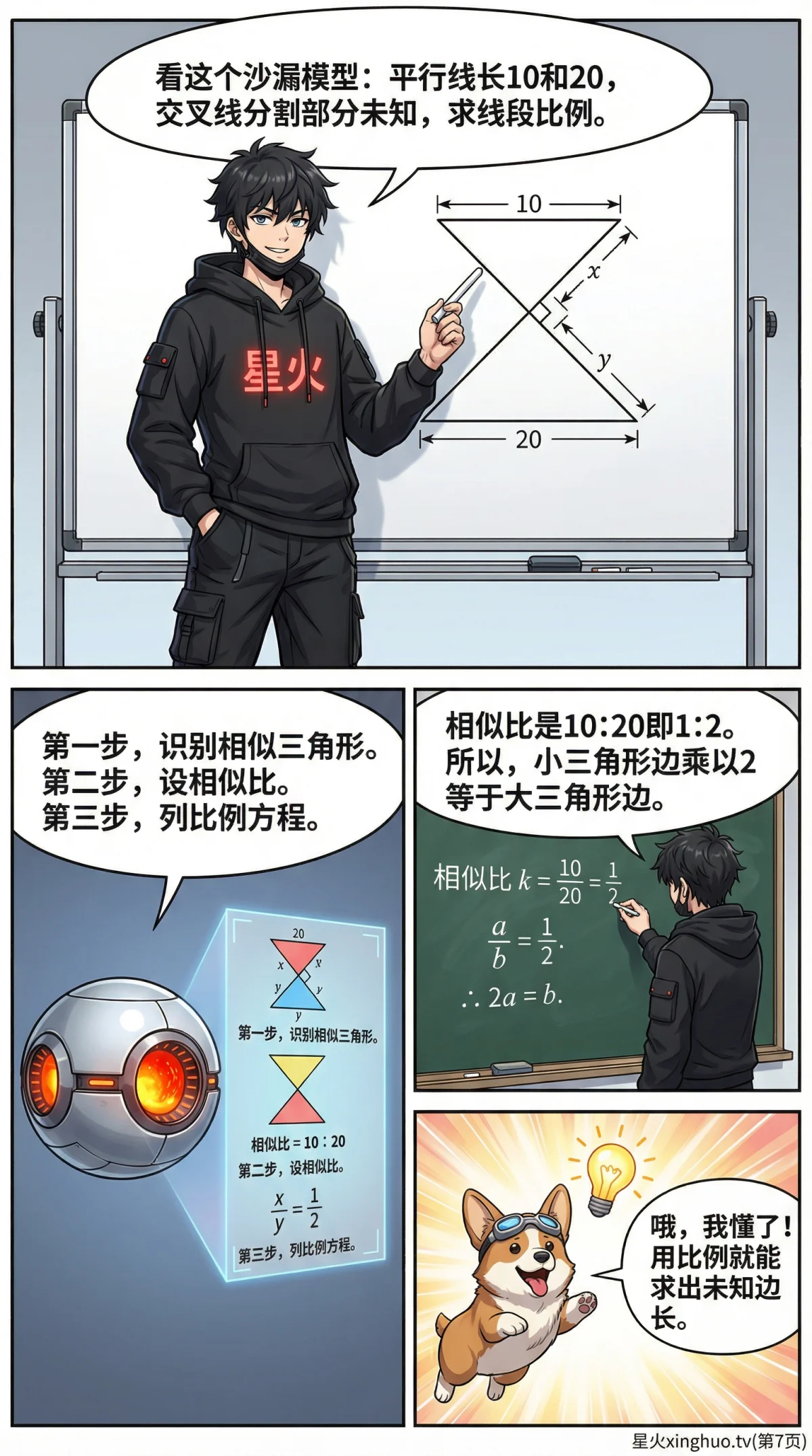 沙漏模型：几何证明、比例关系与典型例题详解 - 第 7 页