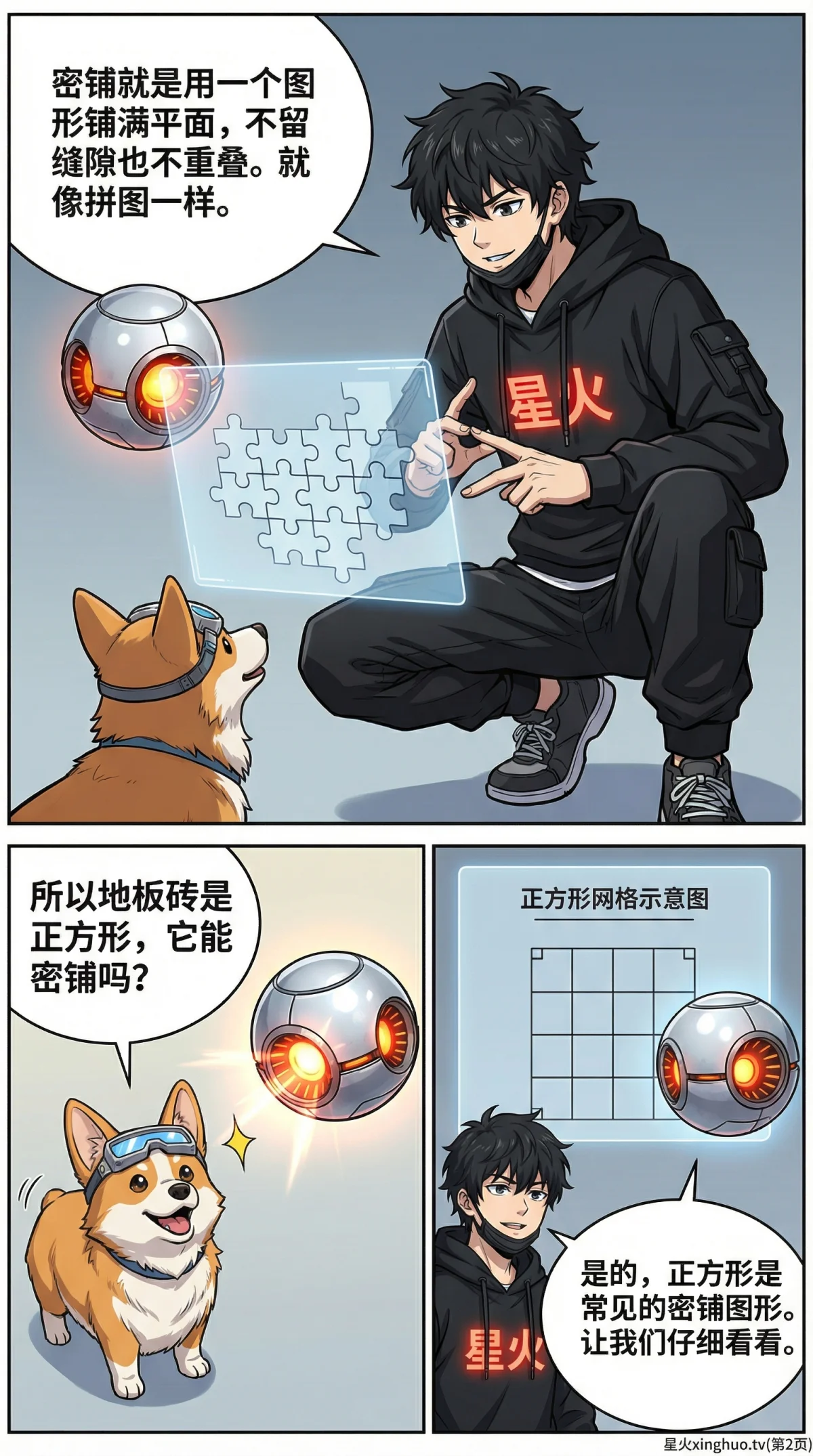 平面几何密铺与镶嵌详解：图形、判定方法与实例 | 数学教学 - 第 2 页