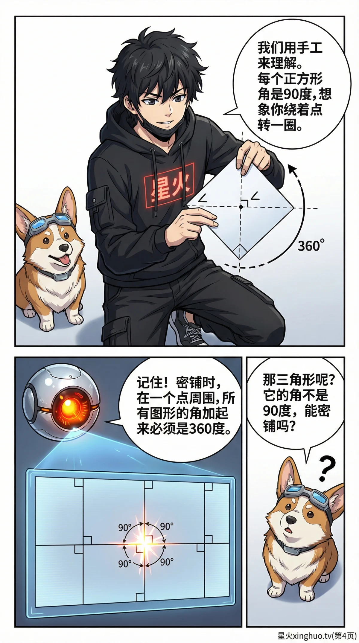 平面几何密铺与镶嵌详解：图形、判定方法与实例 | 数学教学 - 第 4 页