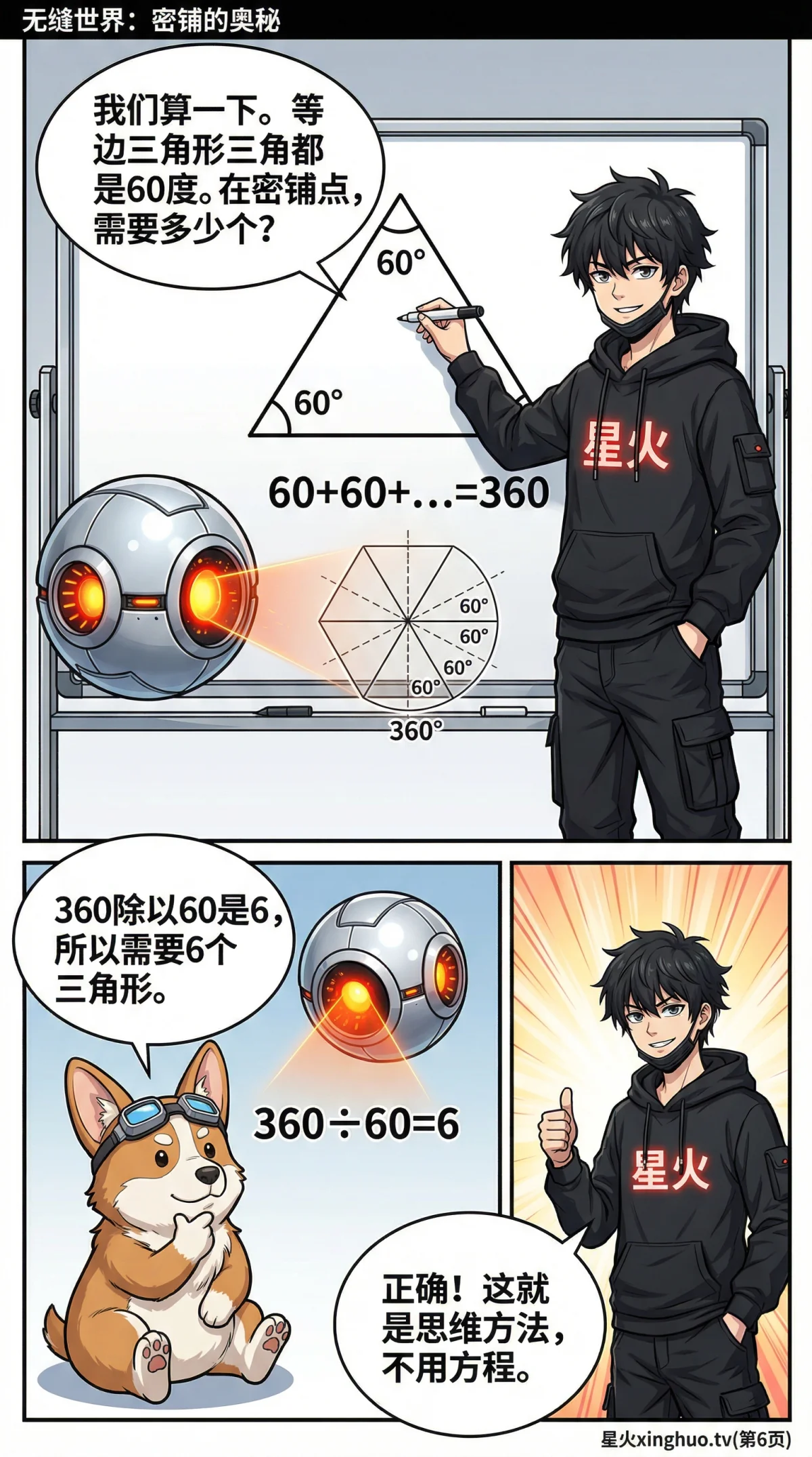 平面几何密铺与镶嵌详解：图形、判定方法与实例 | 数学教学 - 第 6 页