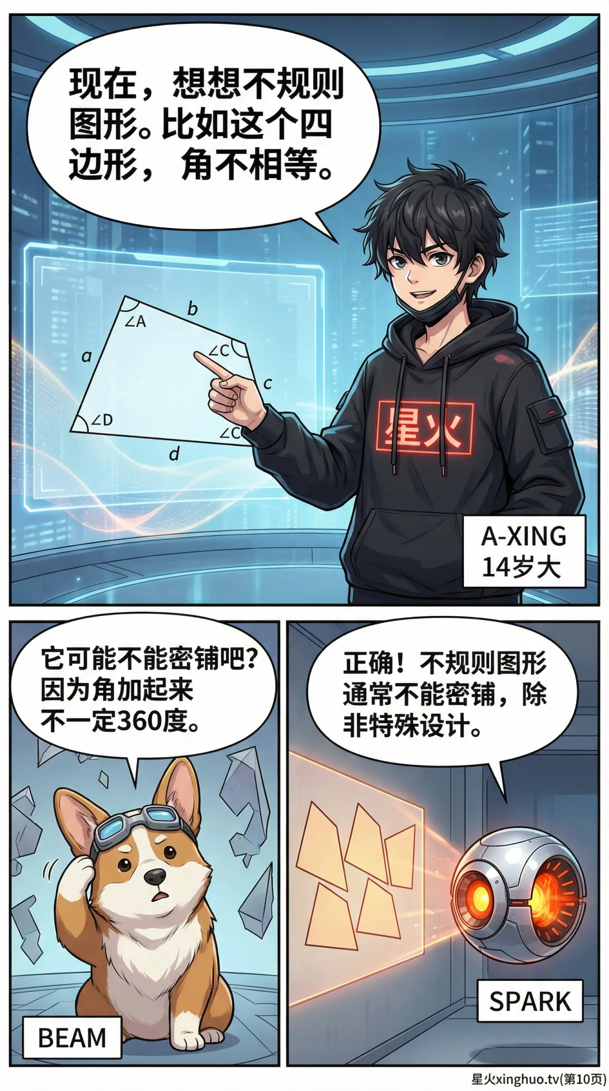 平面几何密铺与镶嵌详解：图形、判定方法与实例 | 数学教学 - 第 10 页