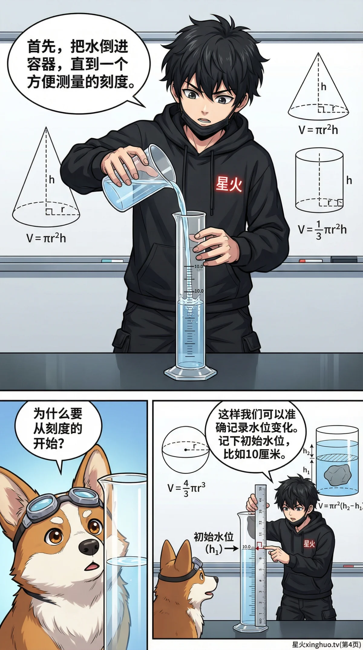 排水体积法详解：原理、步骤与经典例题 | 初中数学几何 - 第 4 页