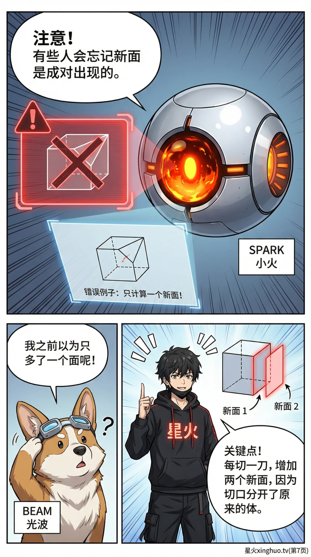 立体几何切片法求表面积详解：原理、步骤与实例解析 | 初中数学 - 第 7 页