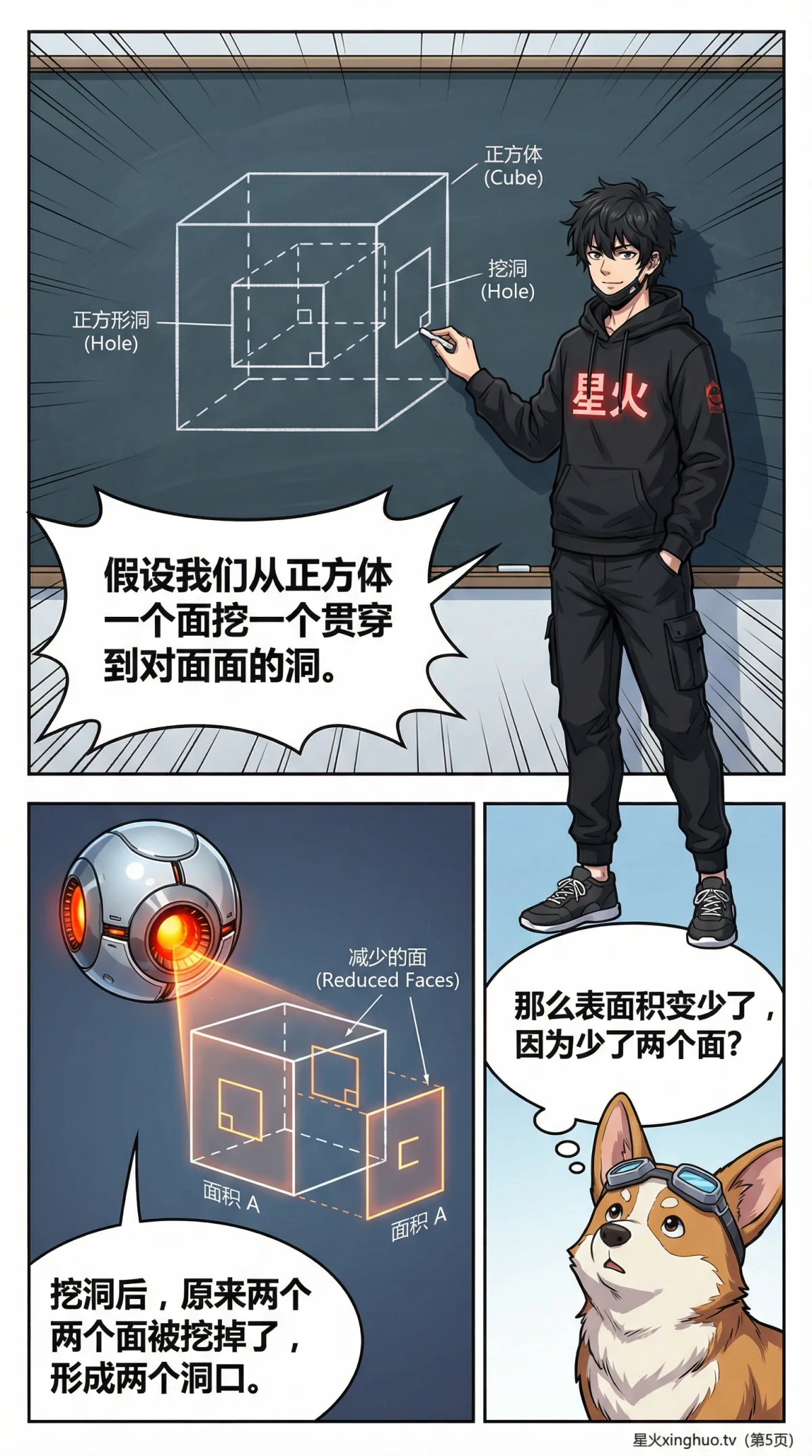 立体几何挖洞问题详解：体积计算与空间想象方法全解析 - 第 5 页