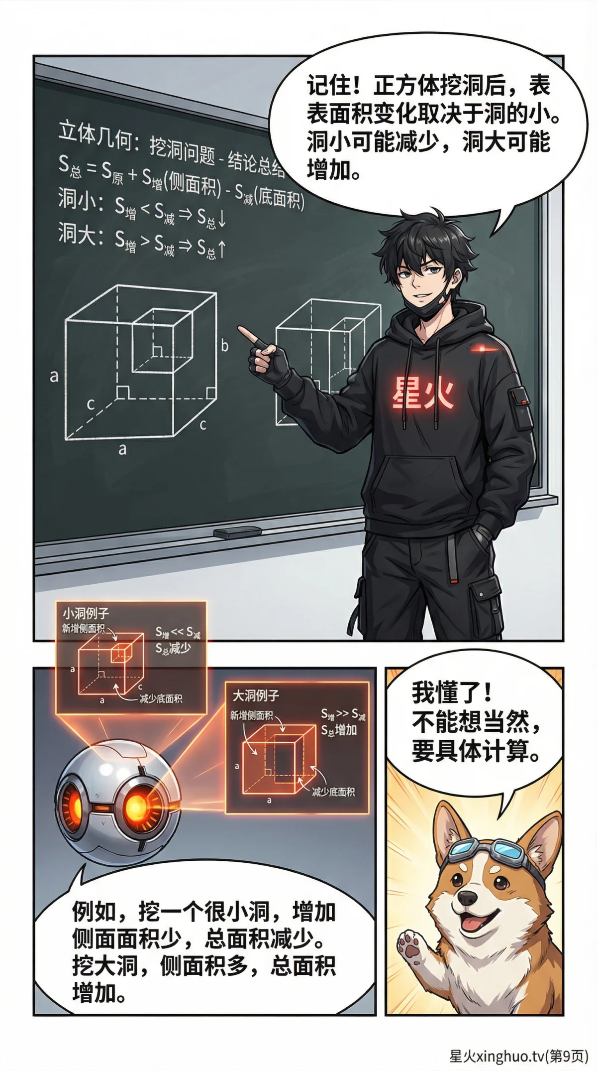 立体几何挖洞问题详解：体积计算与空间想象方法全解析 - 第 9 页